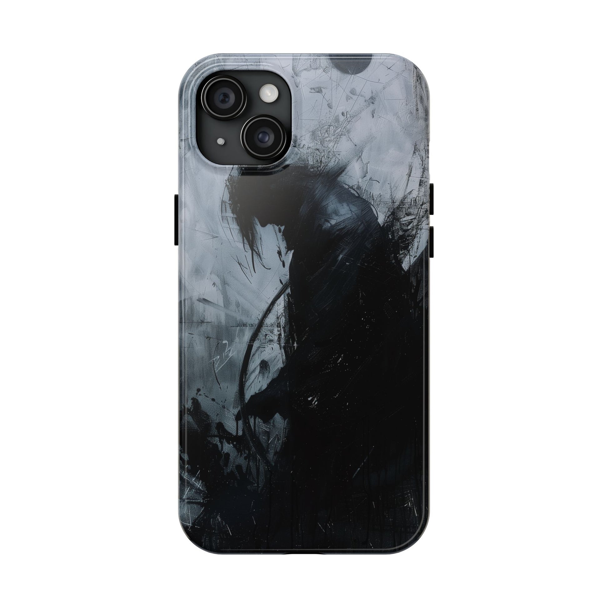 Gothic Art Phone Case Silhouette, Sandman Phone Case, Moon and Tarot Phone Case, Halloween Spooky Season, Dark Academia iPhone 15 Pro Max