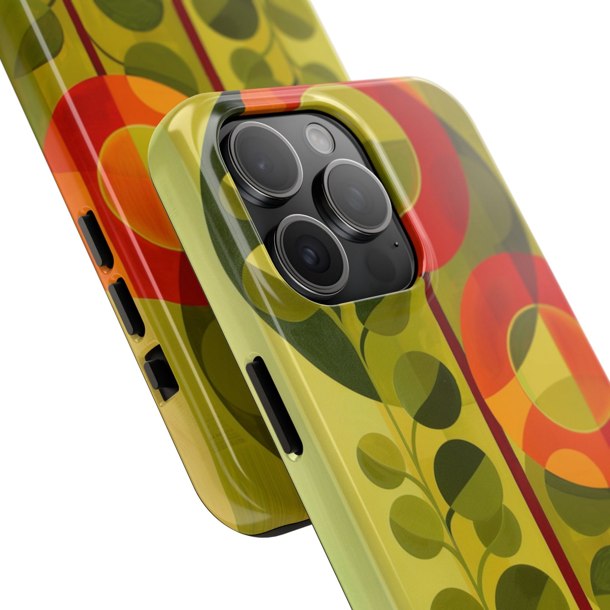 Atomic Flower Phone Case, Mid-Mod Phone Case, Artwork iPhone Case, Unique Floral Pattern Phone Case, Art Deco, Minimalist, Tough Iphone Case