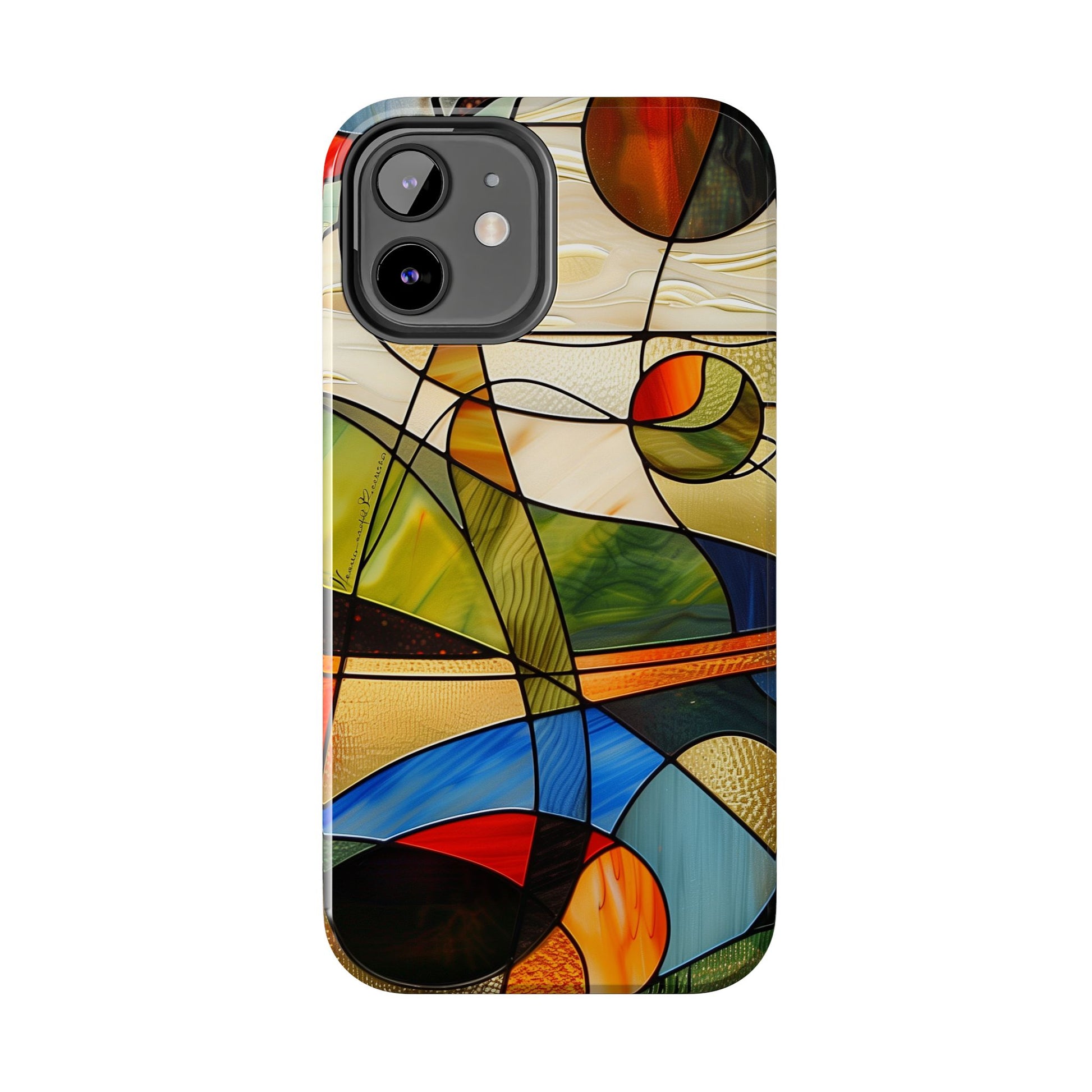 Frank Lloyd Wright Inspired Stained Glass Phone Case, Artistic iPhone Case, Architectural Design, Art Deco iphone Case, iphone 15 pro max