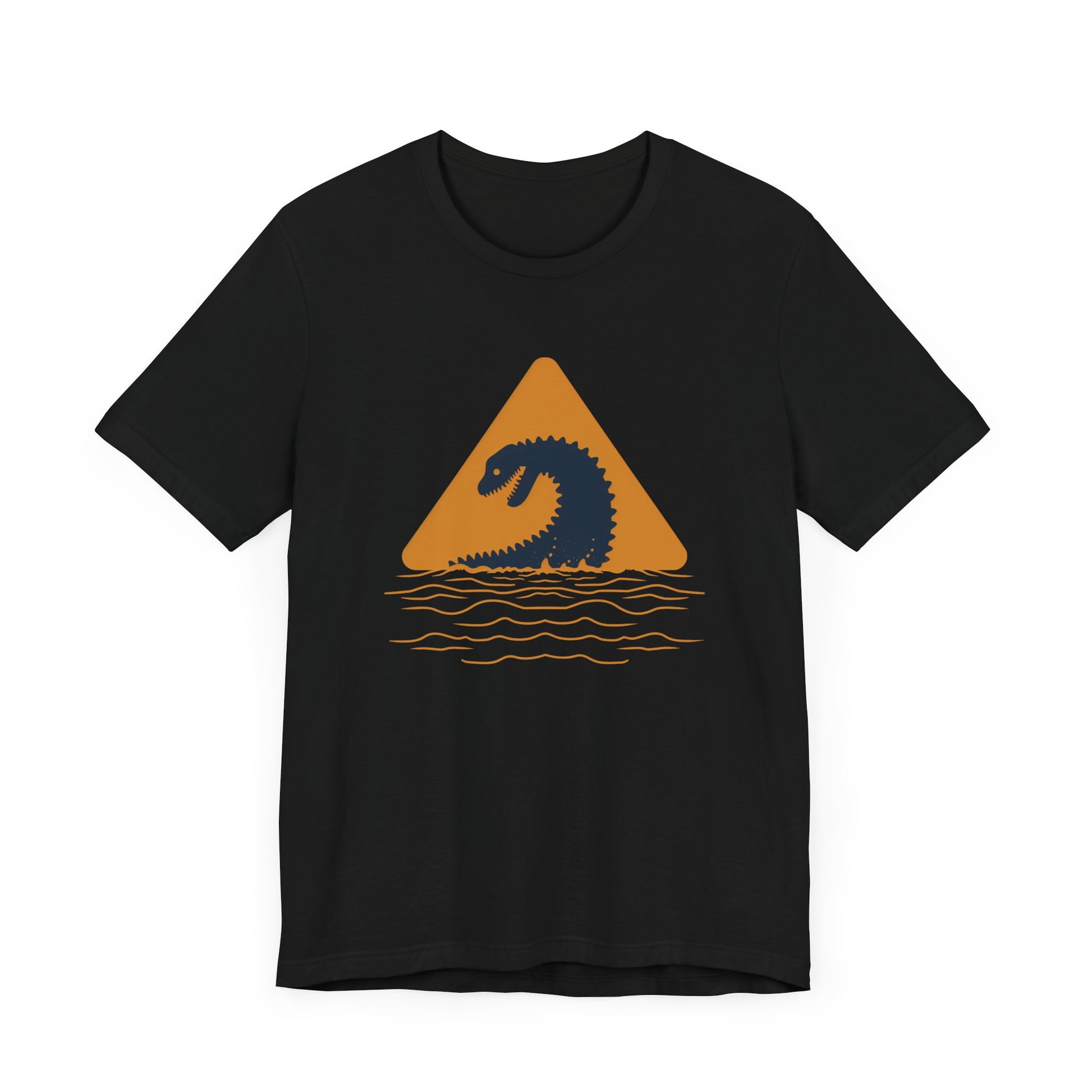 Cryptid Shirt Lake Monster Graphic Tee, Cryptid Crossing Sign, Ufo Alien Shirt, Cryptid Crossing Gift for Him, Ufo, Crypto Zoology Shirt