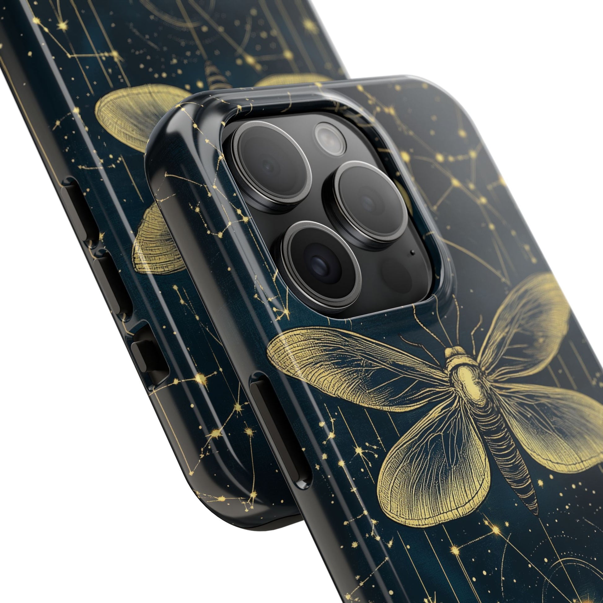 Celestial Dark Academia Phone Case Magical Moth Astrology Witchcraft Esoteric Entomology Nature Art Phone 13 14 15 Pro Max Samsung