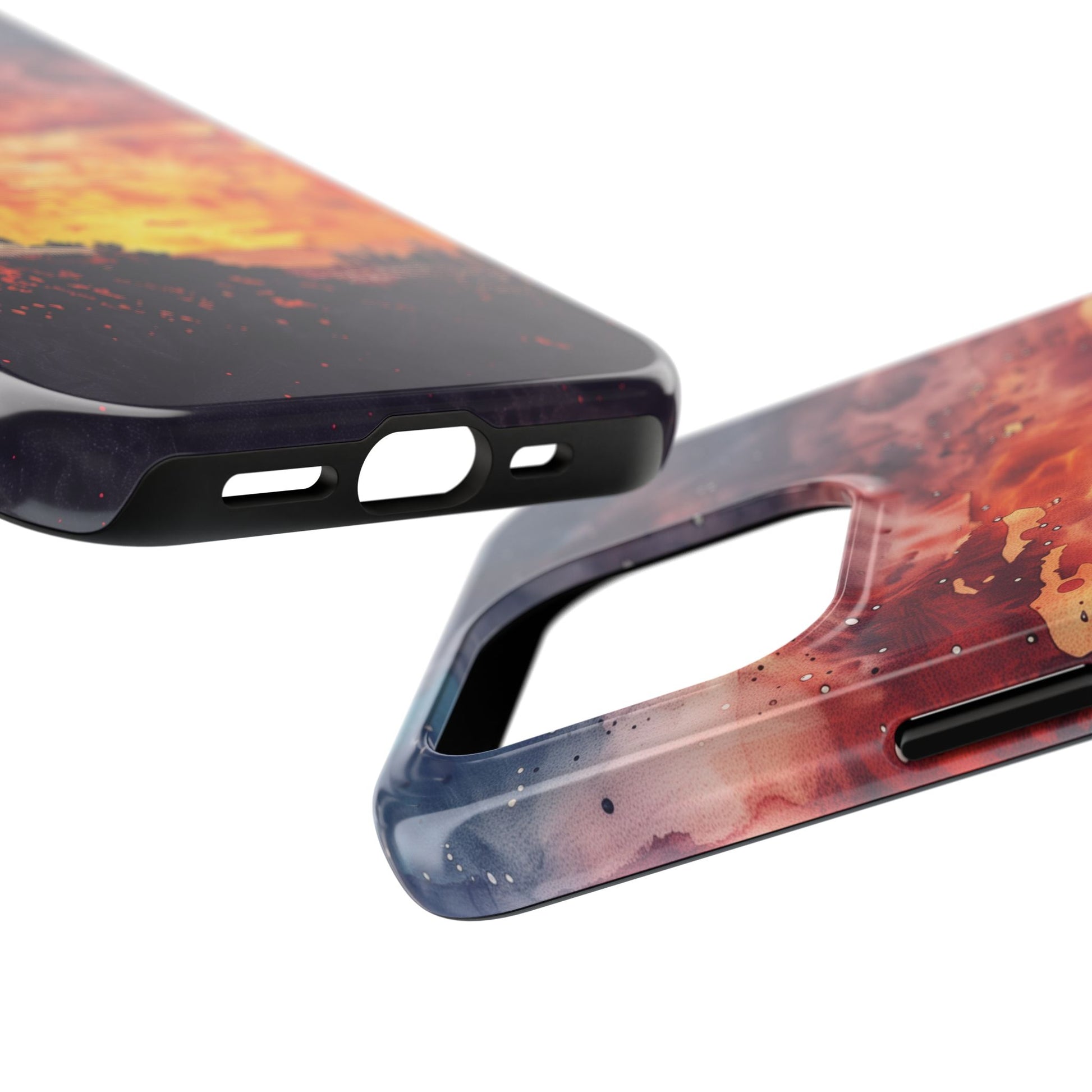 Los Angeles Sunset iPhone Case, Golden Hour Scenic View, Hollywood Hills Sunset Phone Case, Palm Trees Phone Case, iphone 15 pro max case