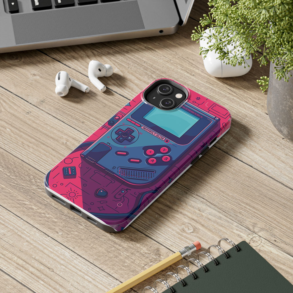 Durable iPhone Case with Alternative Universe Game Console Design - Protective Phone Cover - Fun and Sturdy Gaming Accessory - Gamer Gift