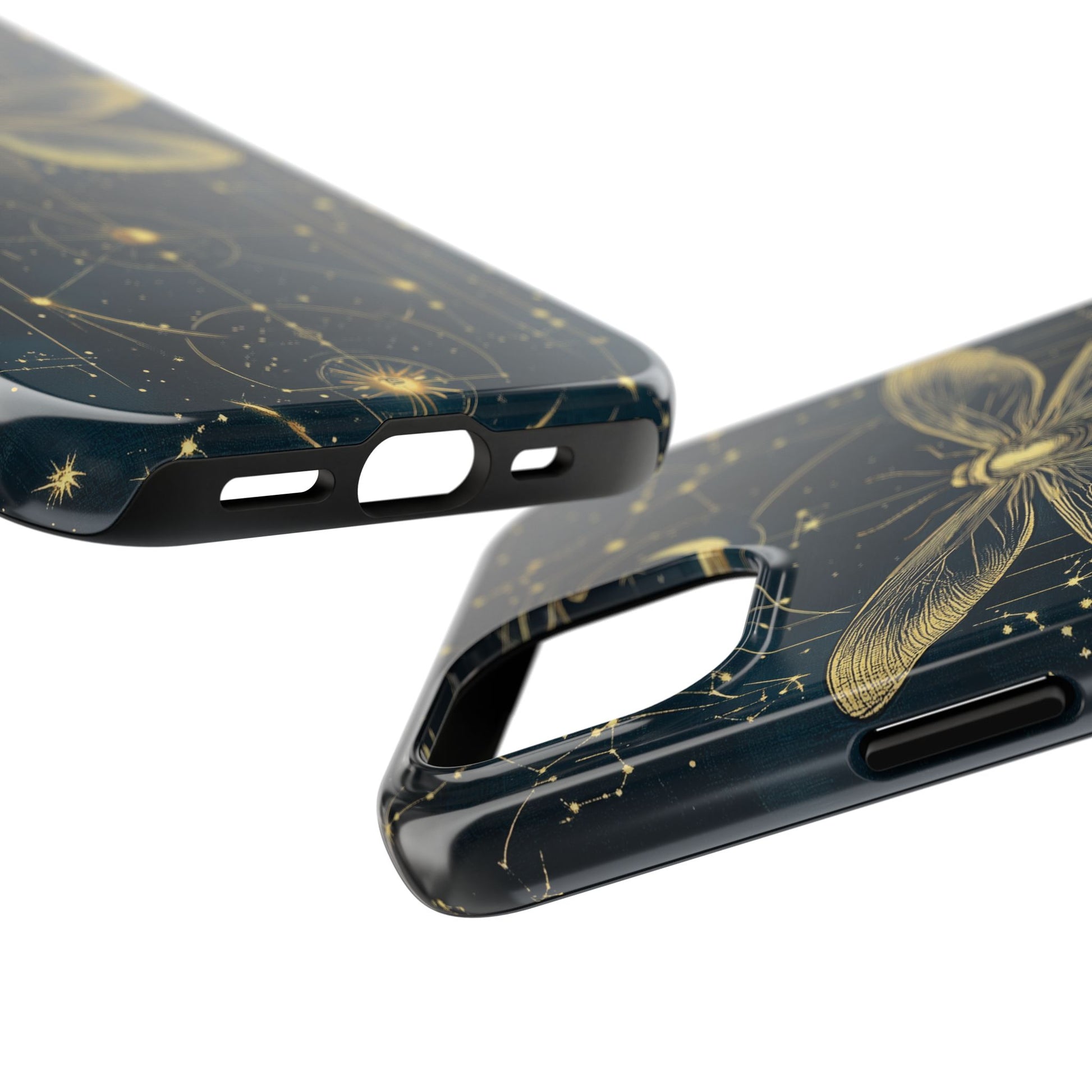 Celestial Dark Academia Phone Case Magical Moth Astrology Witchcraft Esoteric Entomology Nature Art Phone 13 14 15 Pro Max Samsung