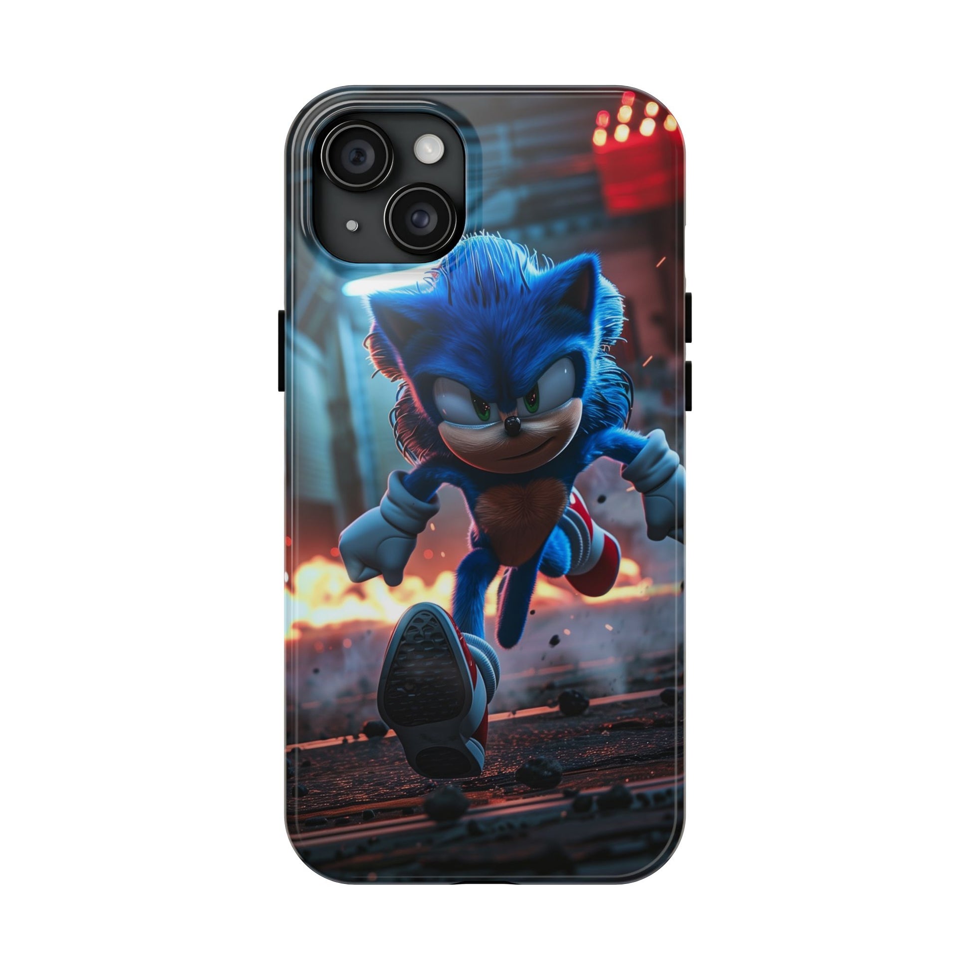 Durable Sonic Phone Case - Protective Sonic the Hedgehog Design - Tough Mobile Cover - Fun Video Game Phone Accessory