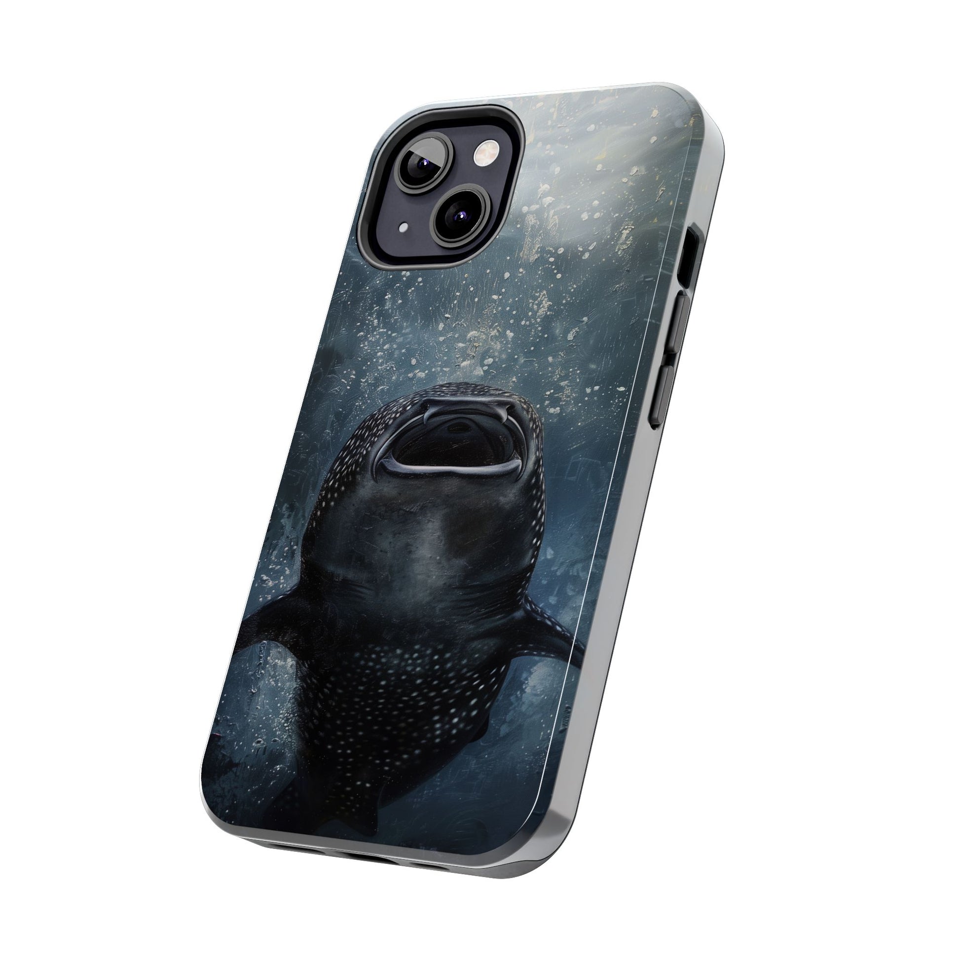 Rising Majesty: Whale Shark Feeding Tough Phone Case