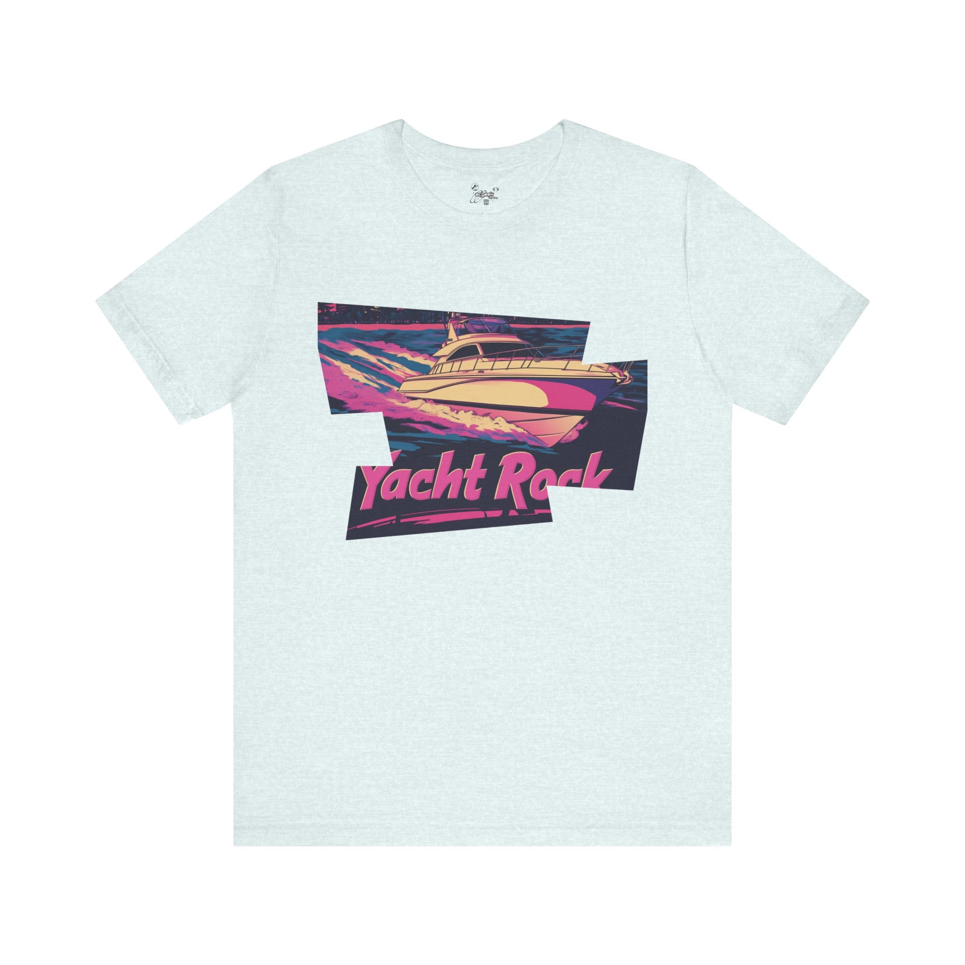 Yacht Rock T-Shirt Tshirt Nautical Graphic Tee 80s Miami Vice Boating Shirt Yacht Lover Gift Nostalgic South Beach Retro Motif Style Funny