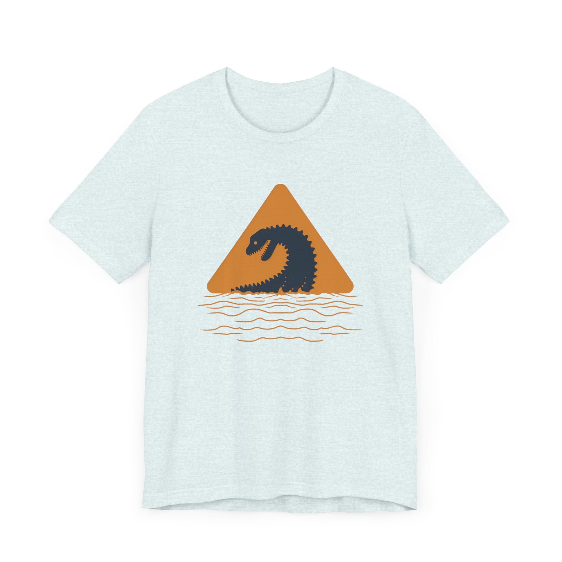 Cryptid Shirt Lake Monster Graphic Tee, Cryptid Crossing Sign, Ufo Alien Shirt, Cryptid Crossing Gift for Him, Ufo, Crypto Zoology Shirt