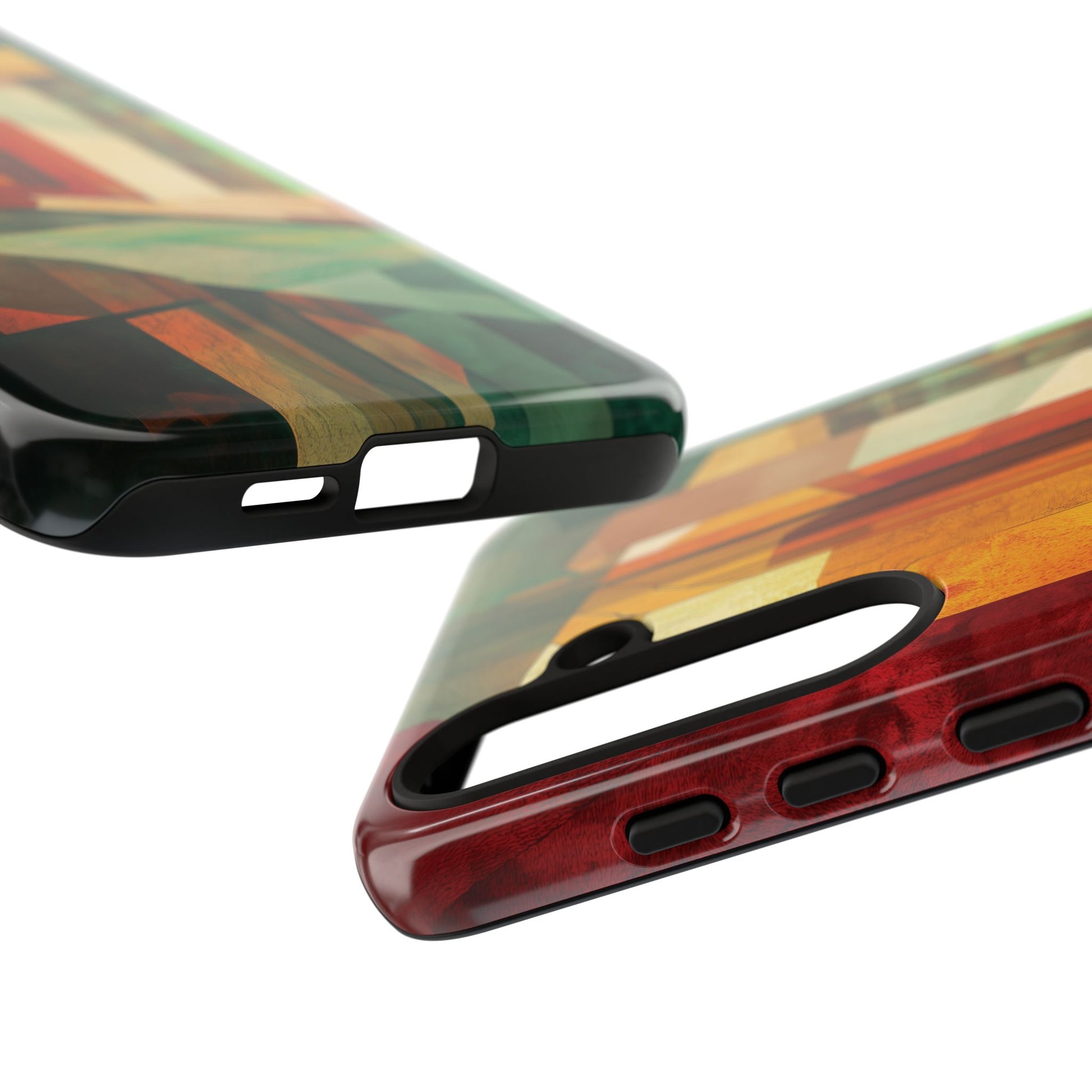 Art Deco Frank Lloyd Wright Inspired Usonian Phone Case Geometric Stained Glass Art Deco Marble Gold 13 14 15 16 iPhone Pro Max Galaxy Pixel