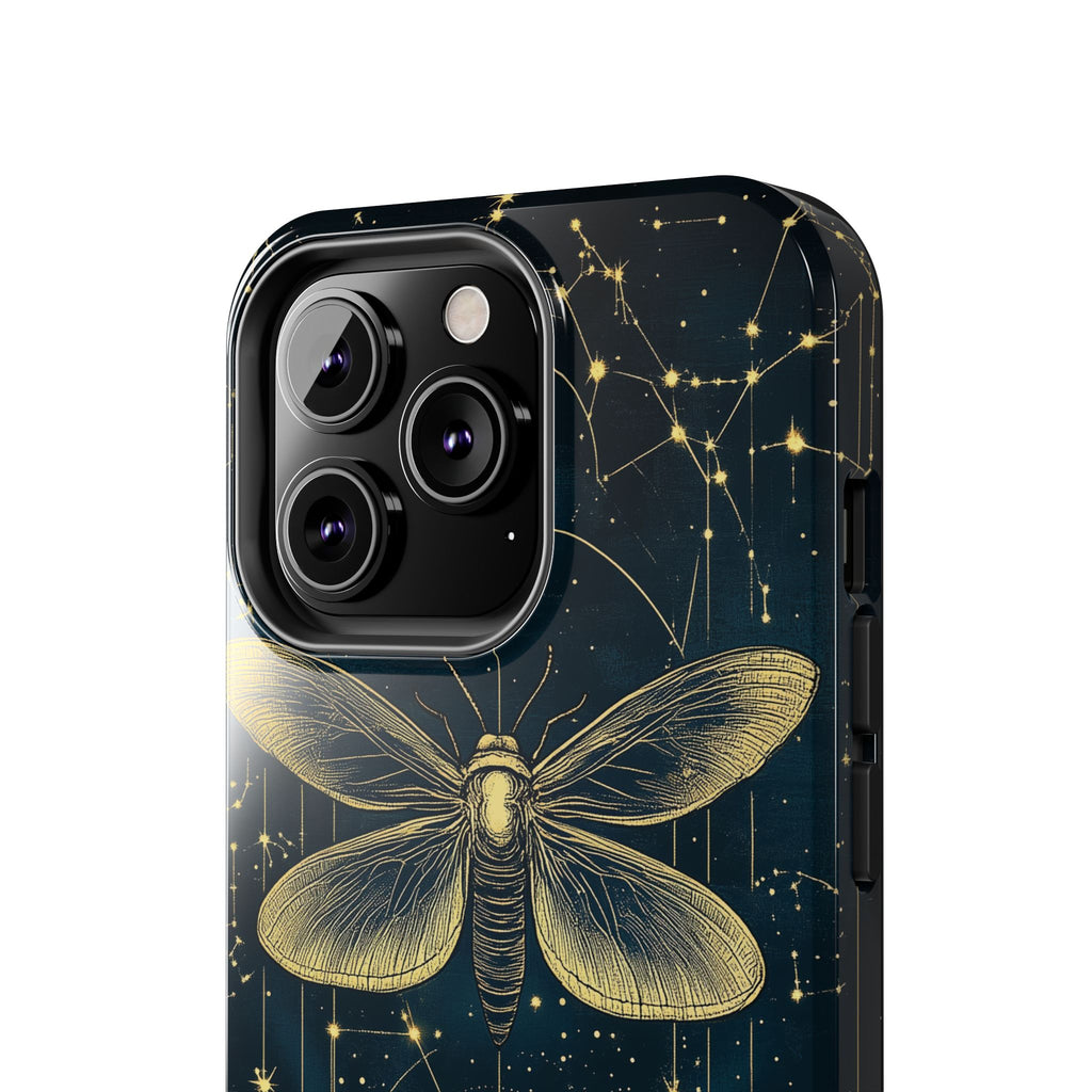 Celestial Dark Academia Phone Case Magical Moth Astrology Witchcraft Esoteric Entomology Nature Art Phone 13 14 15 Pro Max Samsung
