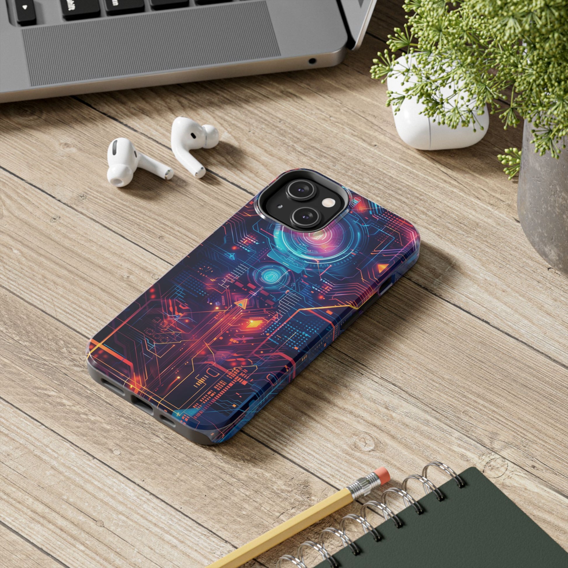 Circuit Board Phone Case, Futuristic Circuit Phone Case, High-Tech Gift, Custom Sci-Fi Phone Case, iphone 15 pro max