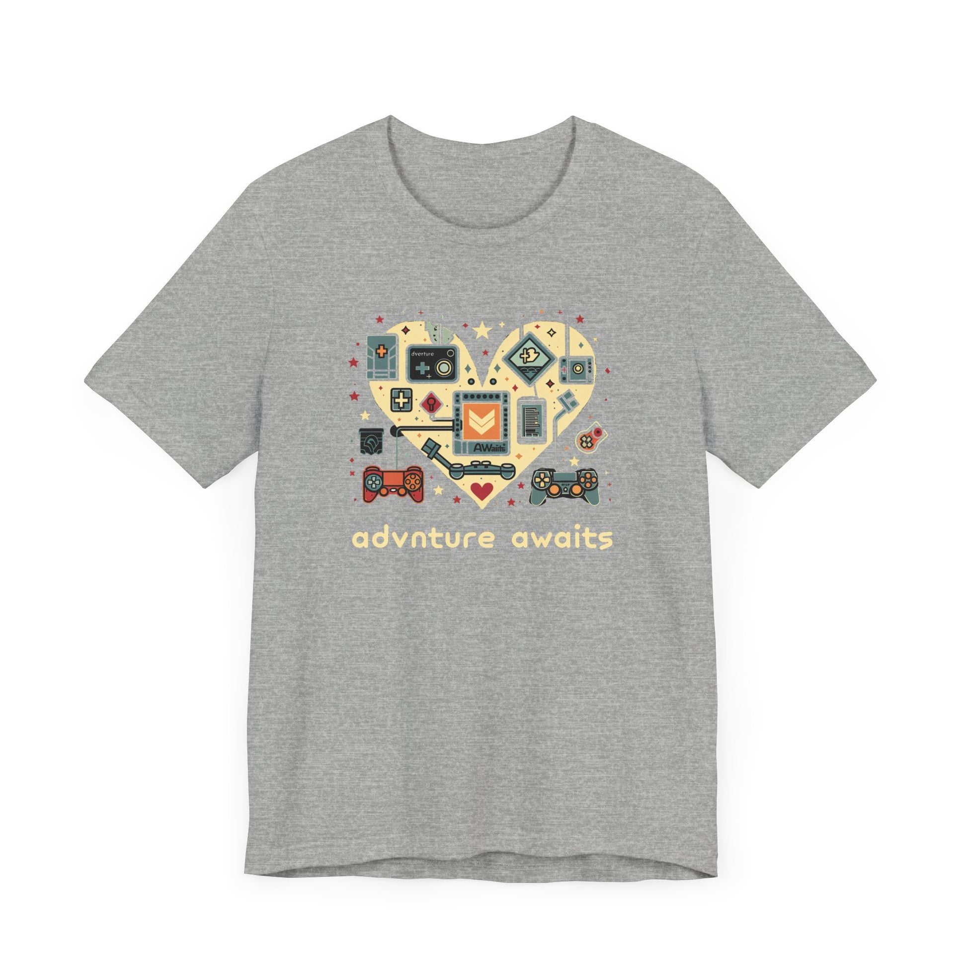 Geeky Gamer Tee, Game Night Shirt, Playful Retro Game Night Shirt, Adventure Awaits, Perfect Gamer Gift, Adventure Awaits Shirt