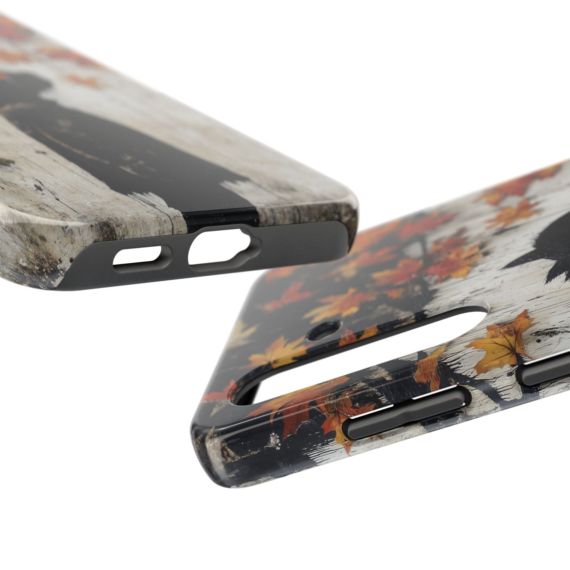 Fall Autumn Artistic Halloween Wolf Boy Gothic Dark Academia Street Art Urban Graffiti Phone Case Street iPhone 15 Pro Max Samsung Galaxy