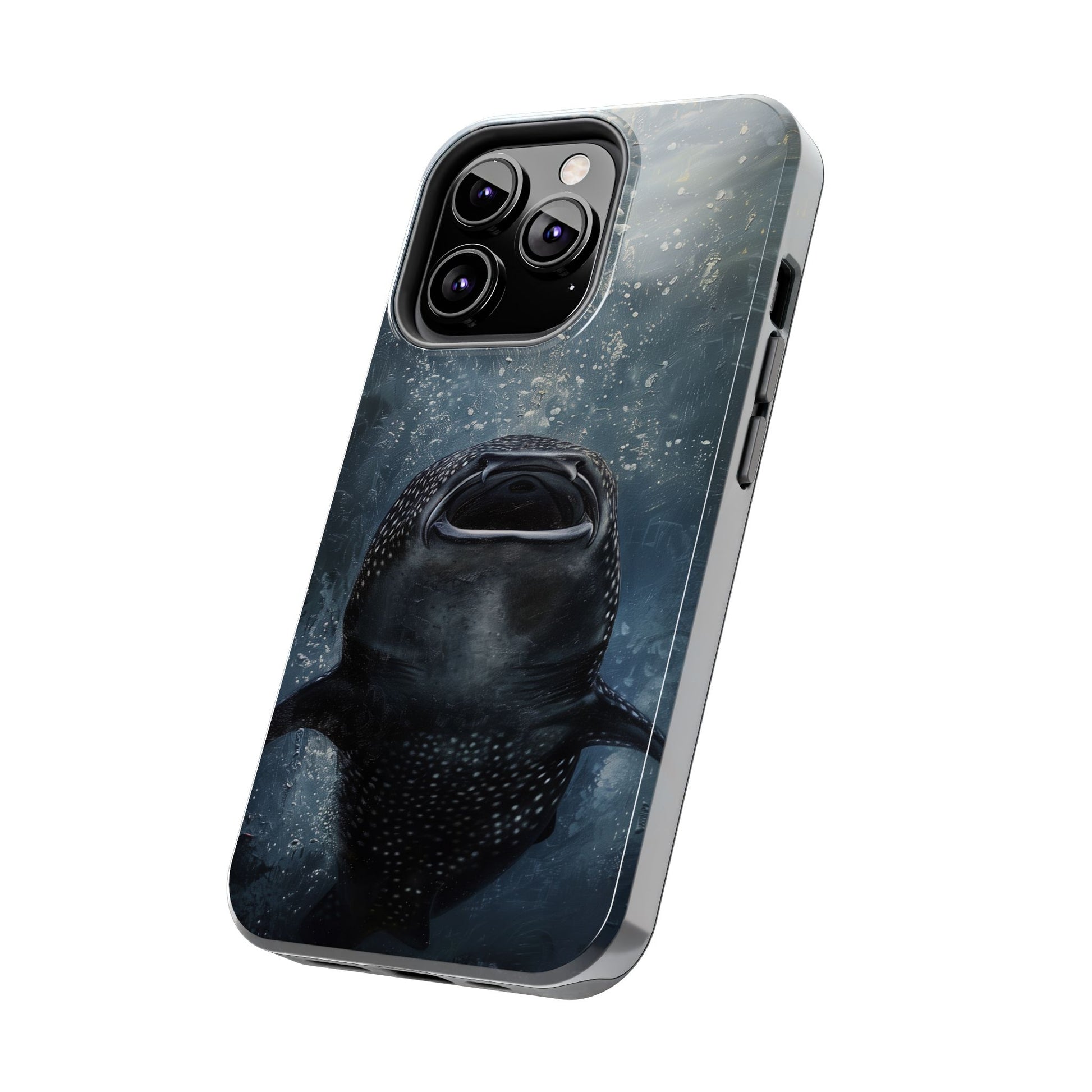 Rising Majesty: Whale Shark Feeding Tough Phone Case