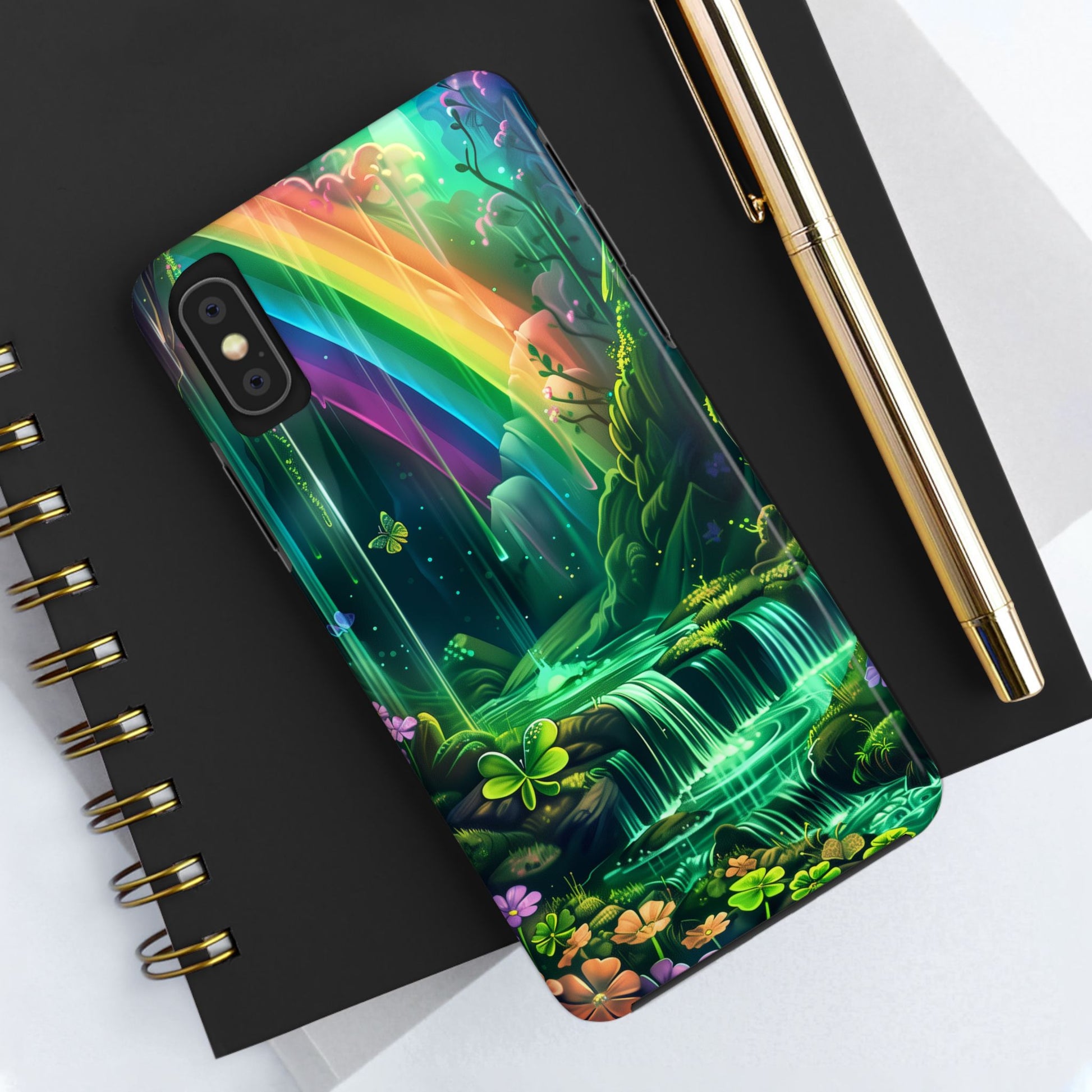 St. Patrick's Day Durable Phone Case, Lucky Phone Case Design, Durable Irish Luck Protective Cover, Holiday Gift Idea