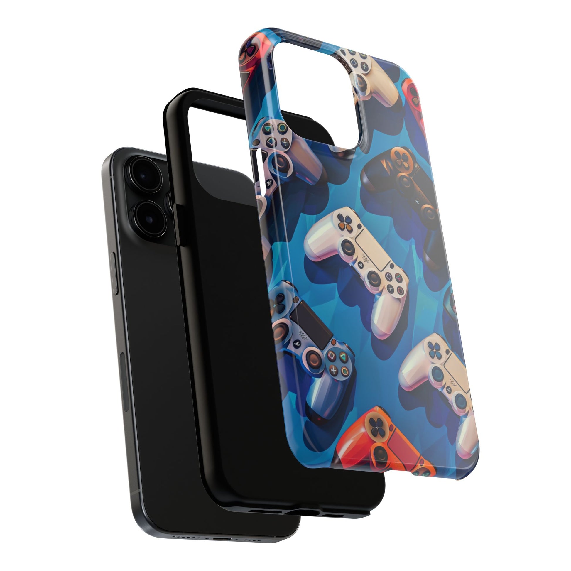 Video Game Controllers iPhone Case - Gamer Tough Phone Cover - Modern Gaming