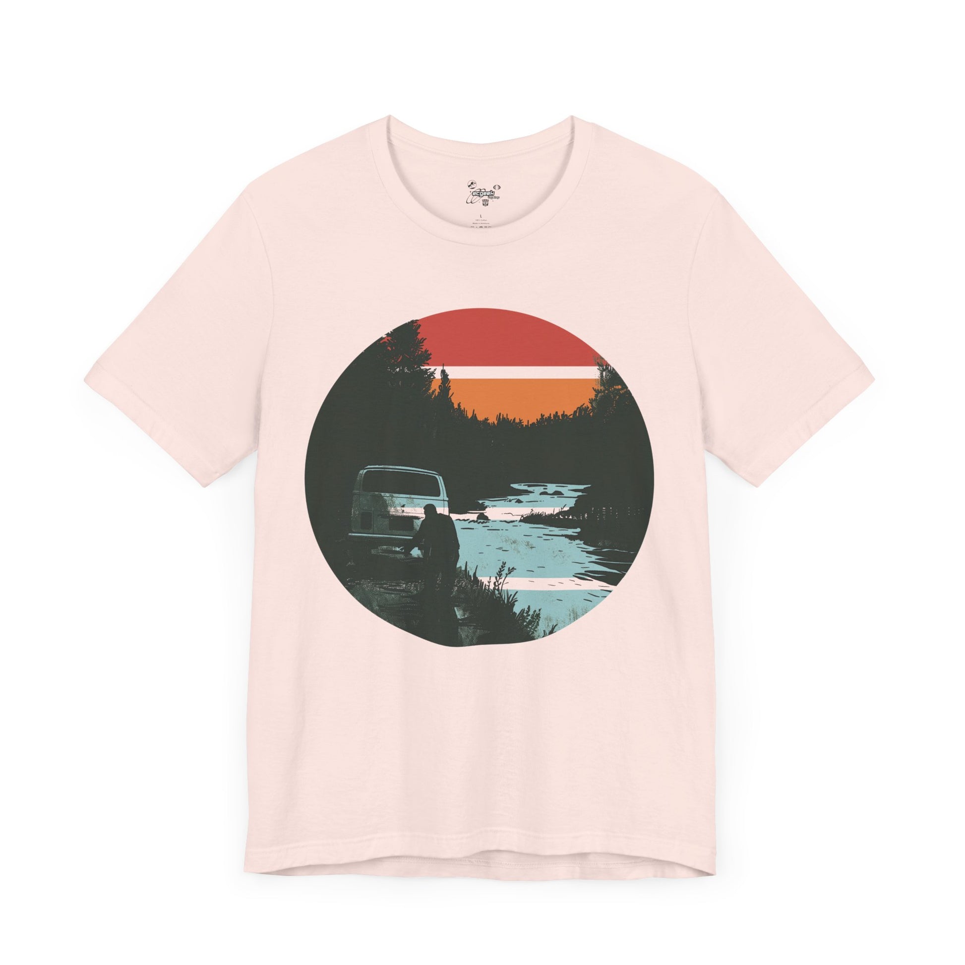 Van Down by the River Tshirt Van Life Camping Shirt Vintage Graphic Tee, Funny Tshirt, SNL Fan Mens Shirt Womens Shirt