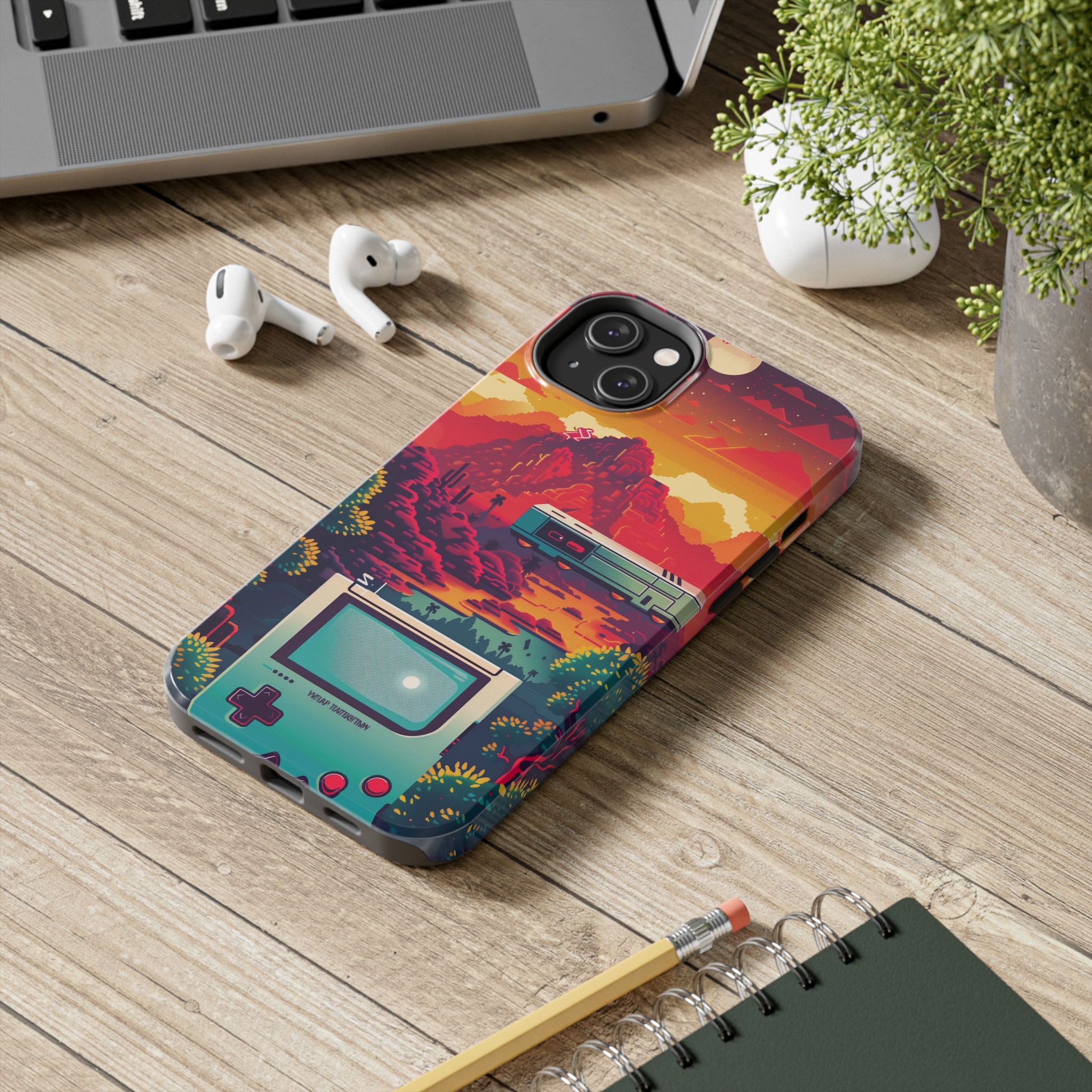Durable iPhone Case with Alternative Universe Game Console Design - Protective Phone Cover - Fun and Sturdy Gaming Accessory - Gamer Gift