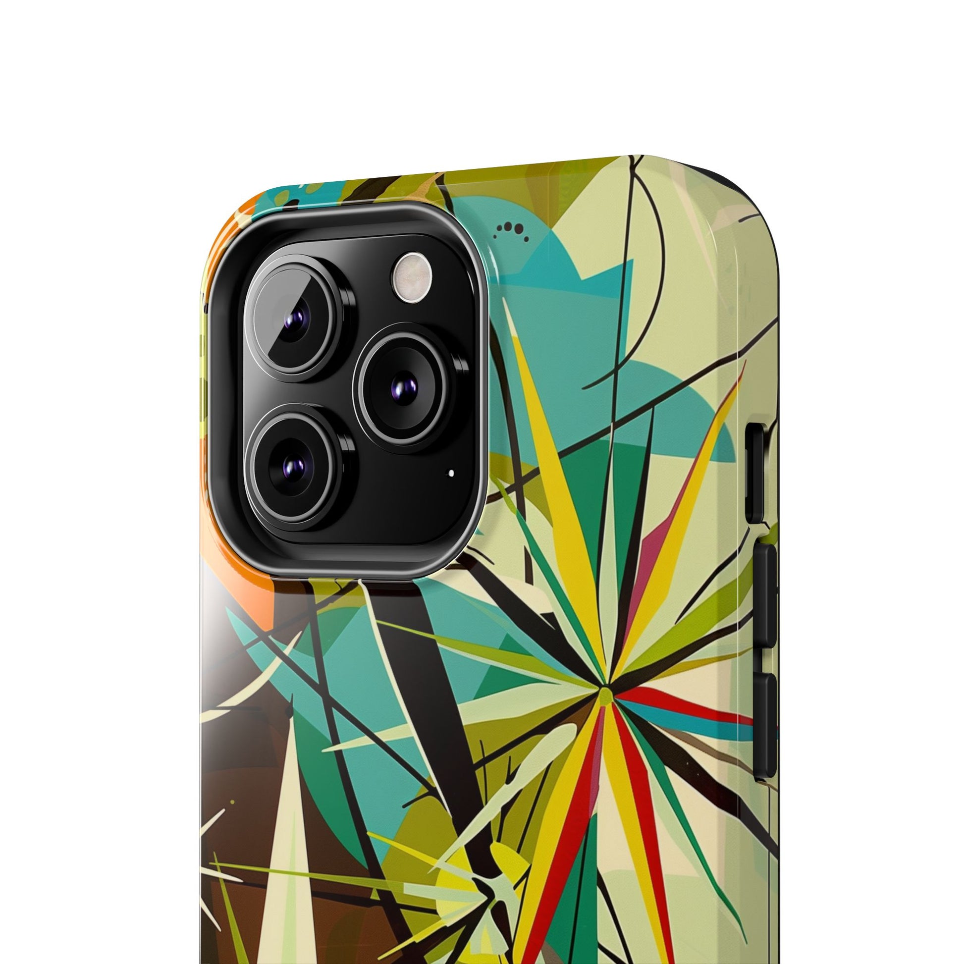 Mid Century Modern Star Design Phone Case, Earth Tone Colors, Retro Style Smartphone Cover, Vintage Phone Case, iPhone 14 Case, Apple iPhone
