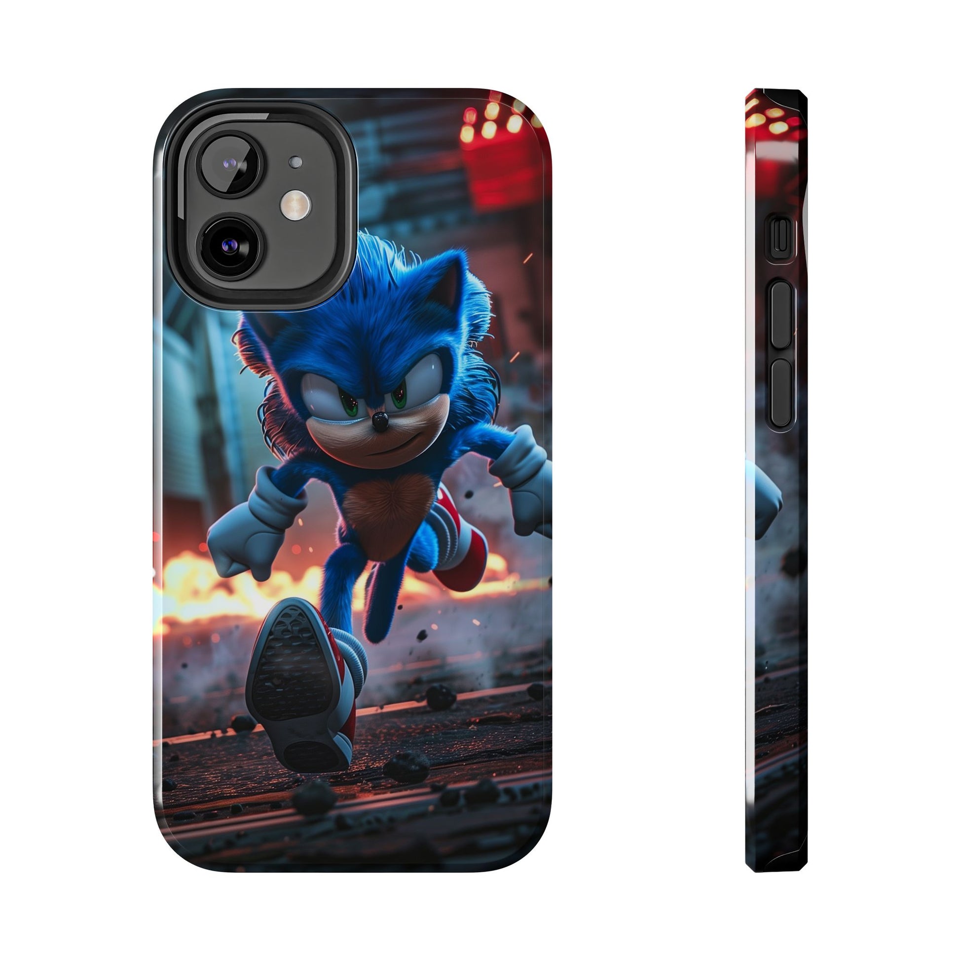 Durable Sonic Phone Case - Protective Sonic the Hedgehog Design - Tough Mobile Cover - Fun Video Game Phone Accessory