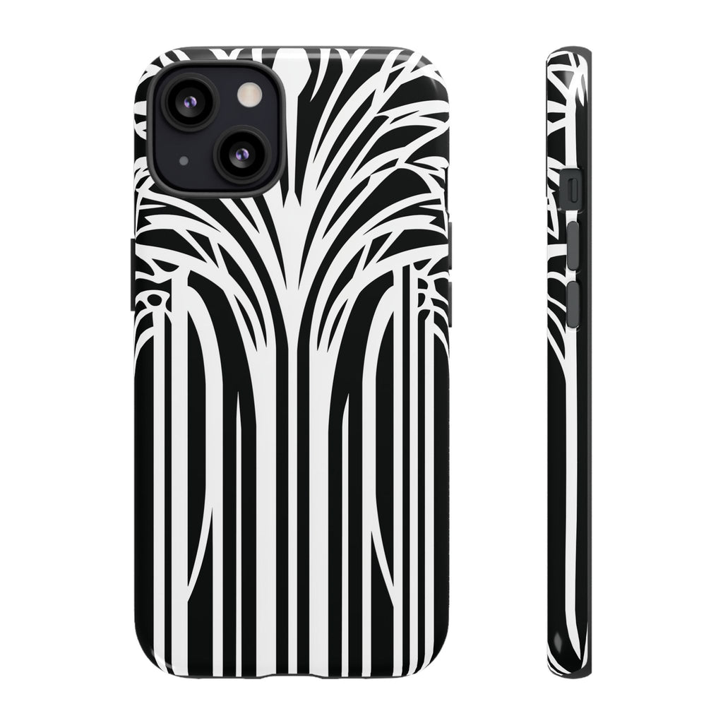 Blank White Art Deco Palm Tree Phone Case Design Lempicka Frank Lloyd Wright Prairie Style Stylish iphone 13 14 15 16 Pro Max Plus Galaxy