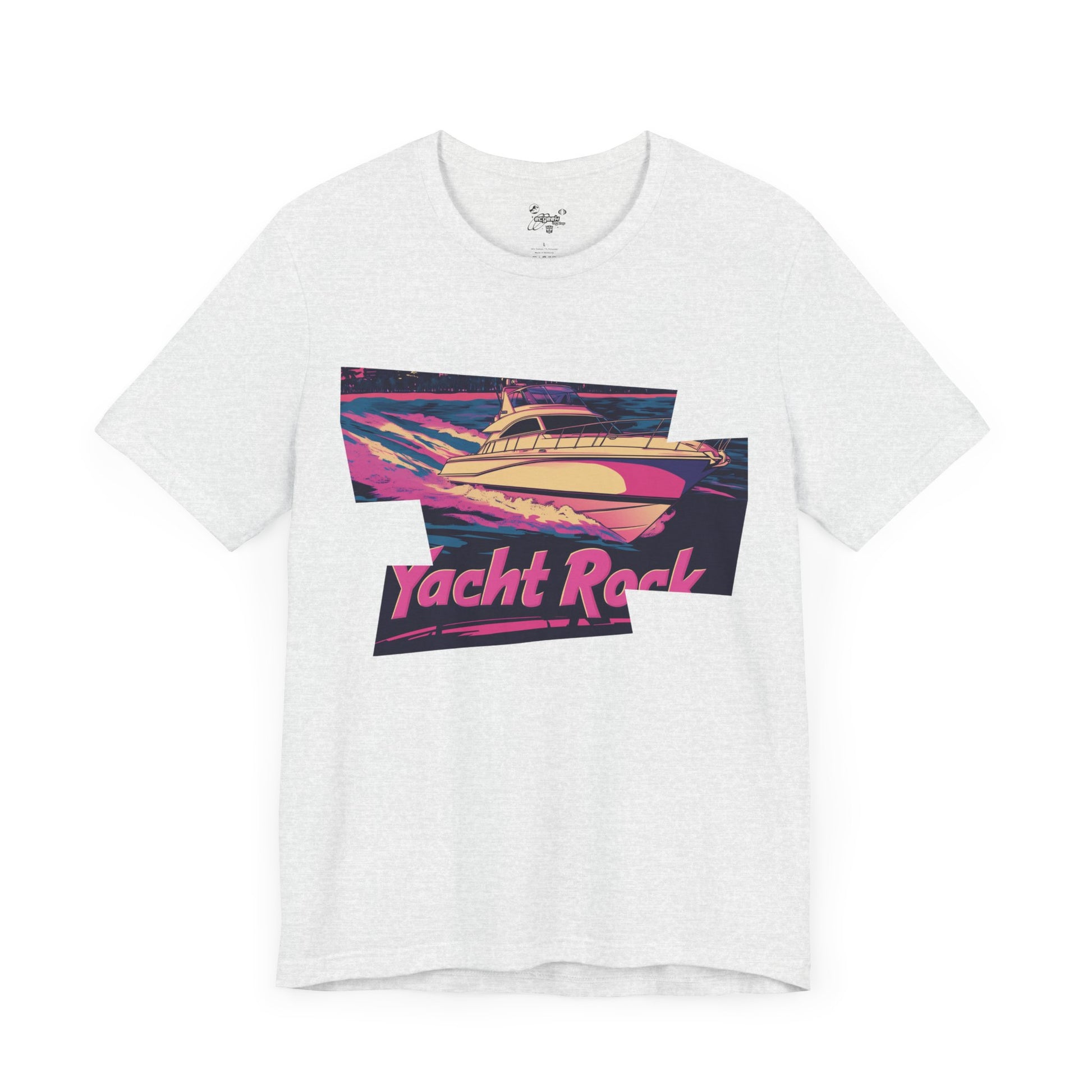Yacht Rock T-Shirt Tshirt Nautical Graphic Tee 80s Miami Vice Boating Shirt Yacht Lover Gift Nostalgic South Beach Retro Motif Style Funny