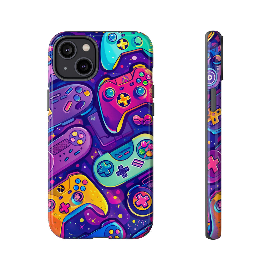 Lisa Frank Style Video Game Controller Android Phone Case, Retro Gamer Gift, Colorful Gaming Accessory