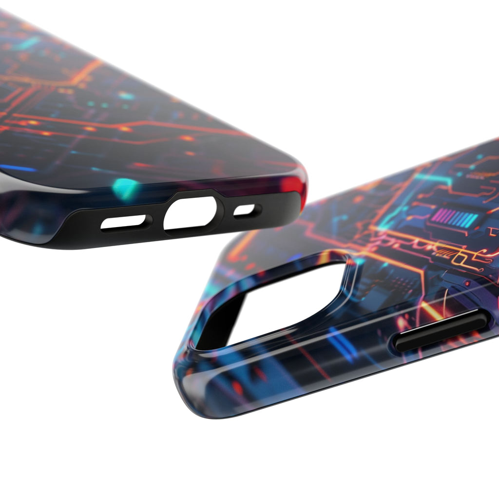 Circuit Board Phone Case, Futuristic Circuit Phone Case, High-Tech Gift, Custom Sci-Fi Phone Case, iphone 15 pro max