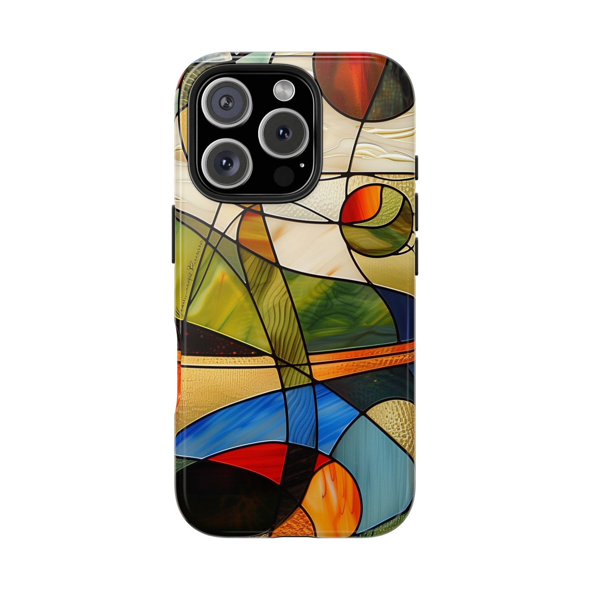Frank Lloyd Wright Inspired Stained Glass Phone Case, Artistic iPhone Case, Architectural Design, Art Deco iphone Case, iphone 15 pro max
