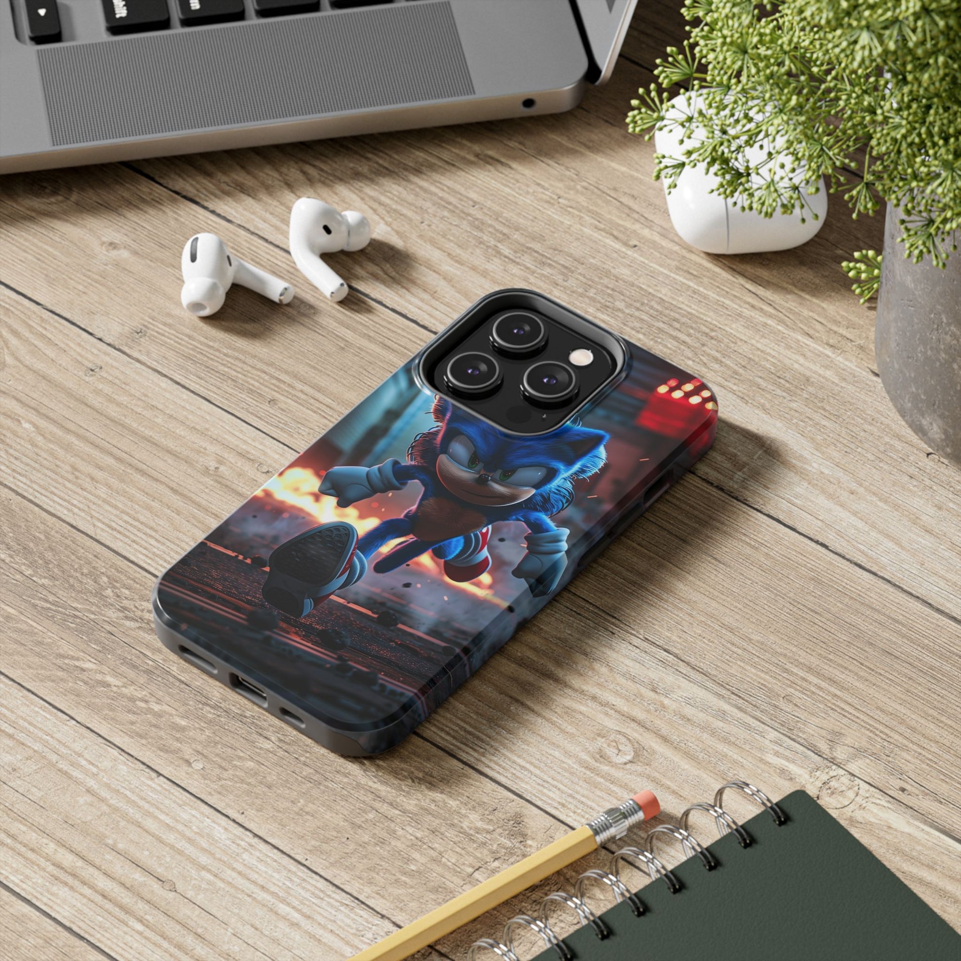 Durable Sonic Phone Case - Protective Sonic the Hedgehog Design - Tough Mobile Cover - Fun Video Game Phone Accessory