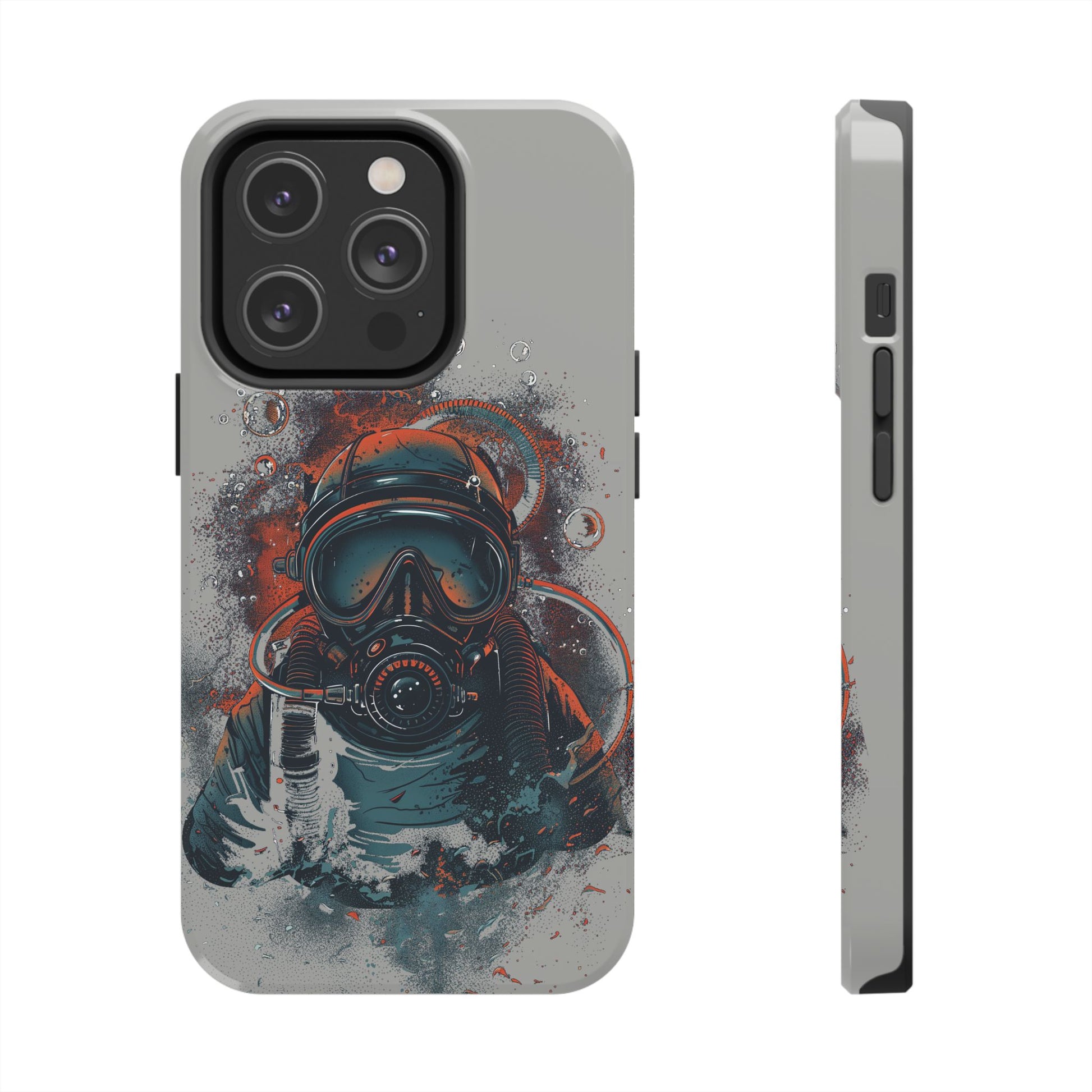 Light Custom iPhone Case, Personalized Phone Case, SCUBA Phone Case, SCUBA Diver Case, Custom Diver Phone Case, Gift for SCUBA Diver