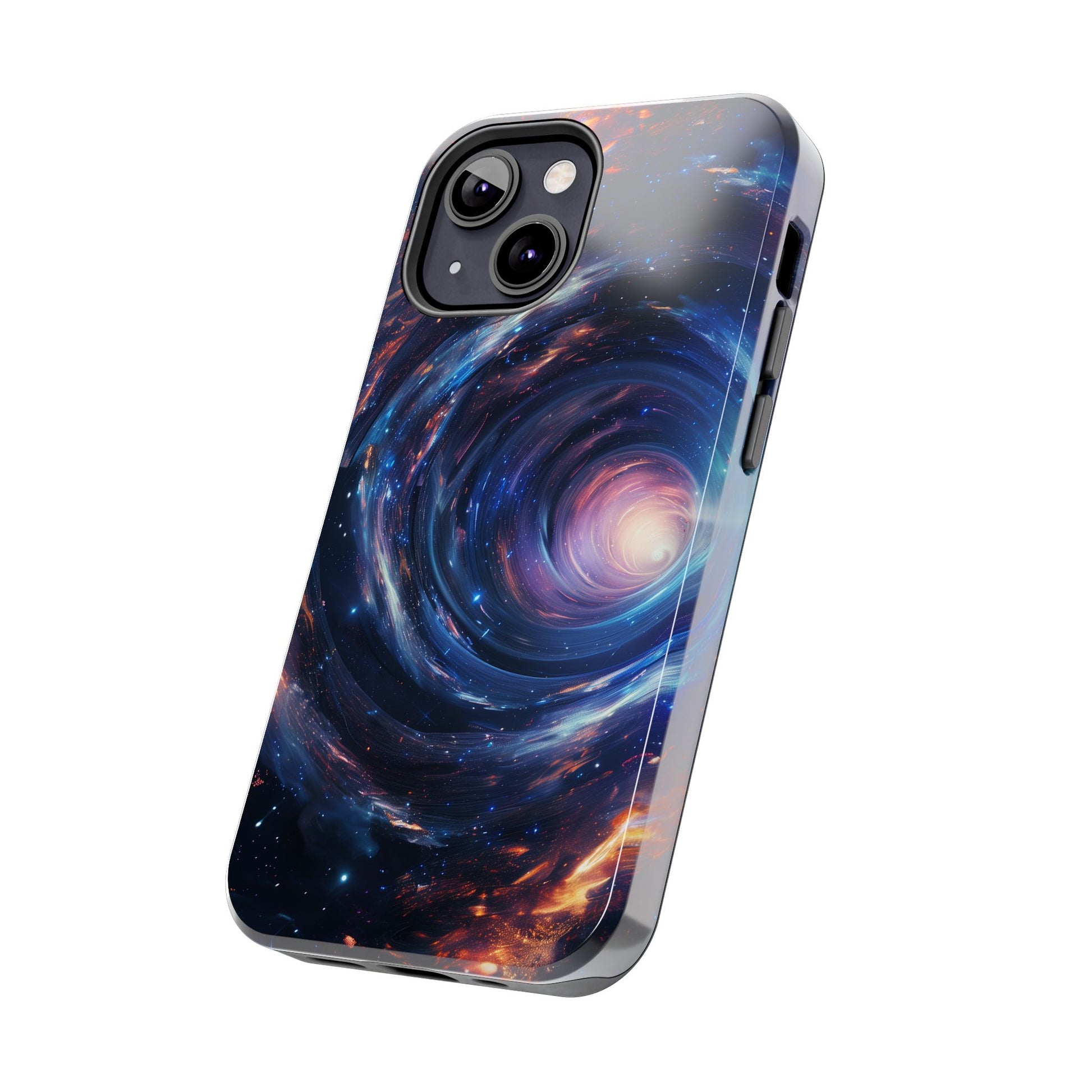 Dr Who inspired Phone Case - Space Wormholes Phone Case - Cosmic Galaxy Cover with Futuristic Wormhole Design - Sci-Fi Protective Case