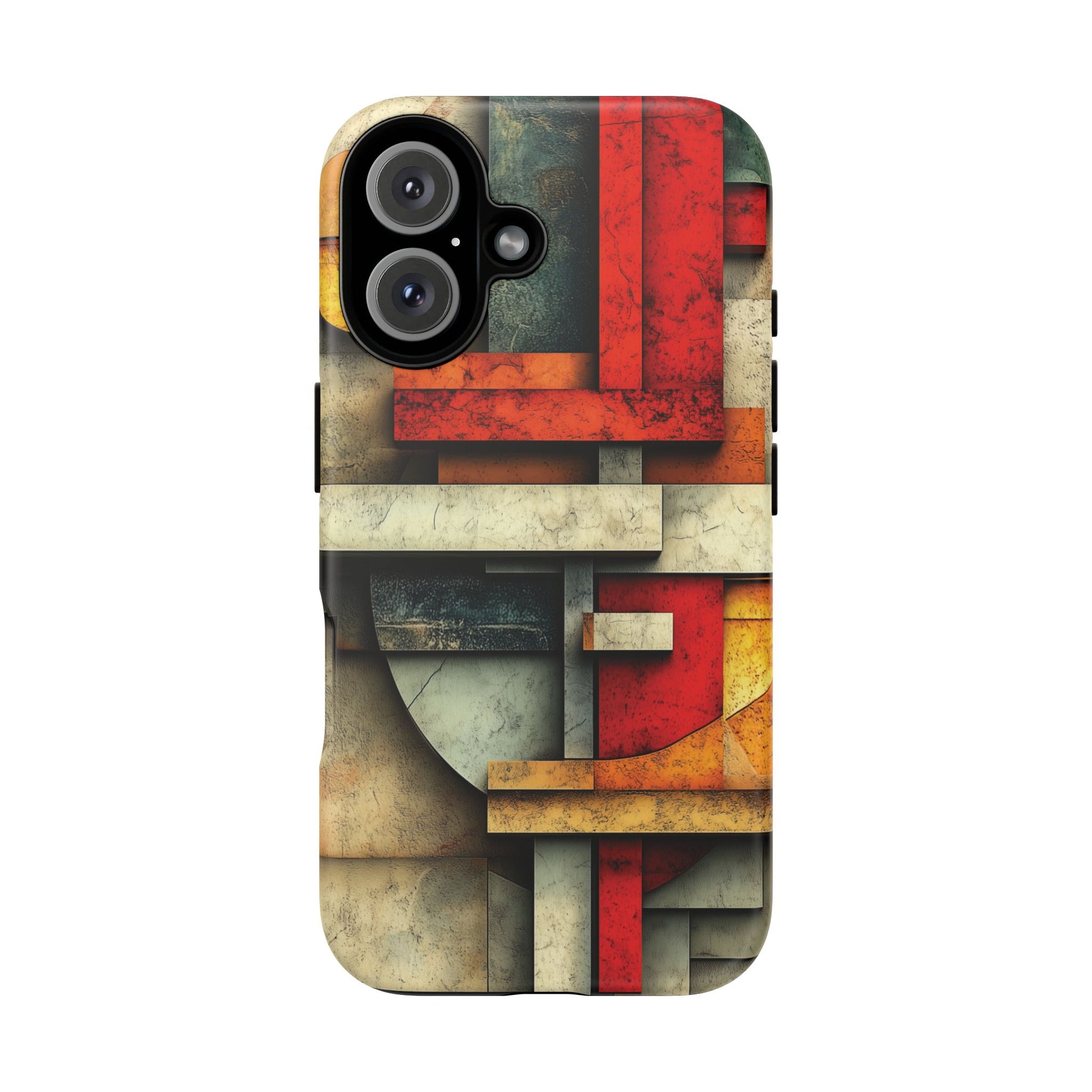 Red Prairie Style Frank Lloyd Wright Usonian Phone Case Geometric Stained Glass Art Deco Marble Gold 13 14 15 16 iPhone Pro Max Galaxy Pixel