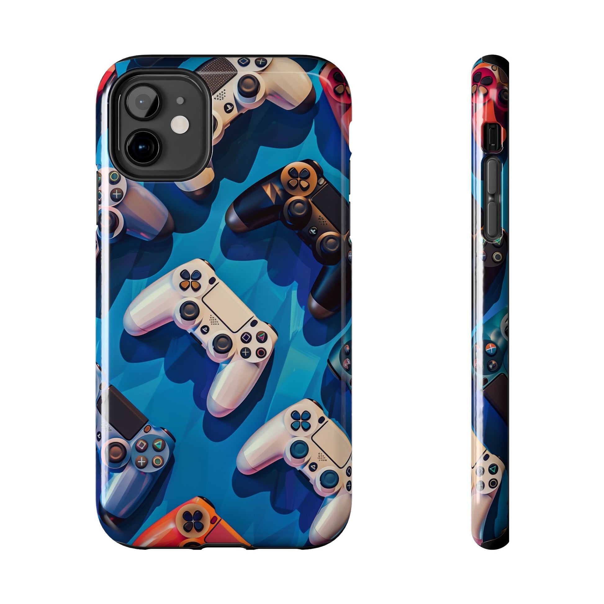 Video Game Controllers iPhone Case - Gamer Tough Phone Cover - Modern Gaming