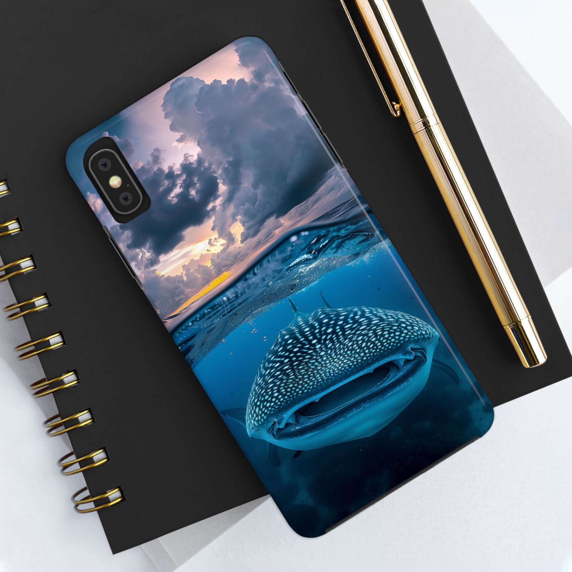 Majestic Encounter: Whale Shark Tough Phone Case
