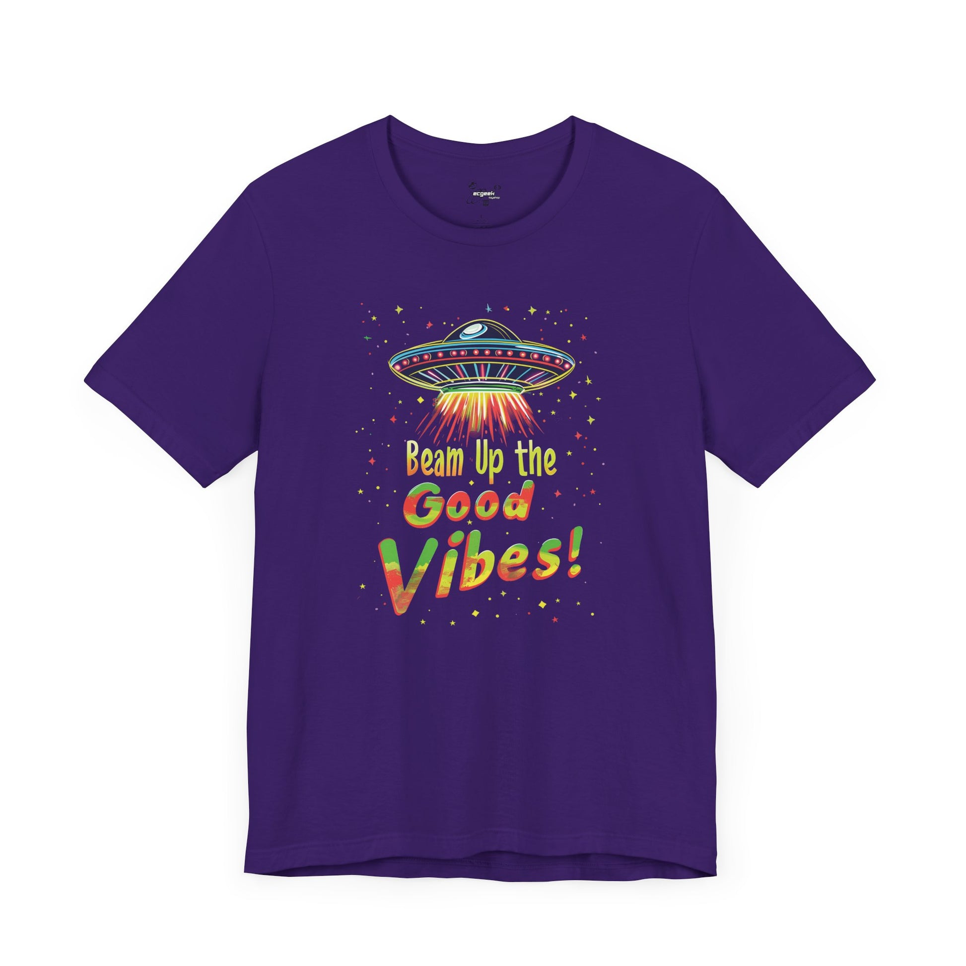 Positivity Nerd Shirt UFO Geek Shirt, Good Vibes SciFi Shirt Gamer Shirt, Funny Nerd Shirt, Nerd Humor, Funny Geek Shirt, Custom Graphic Tee