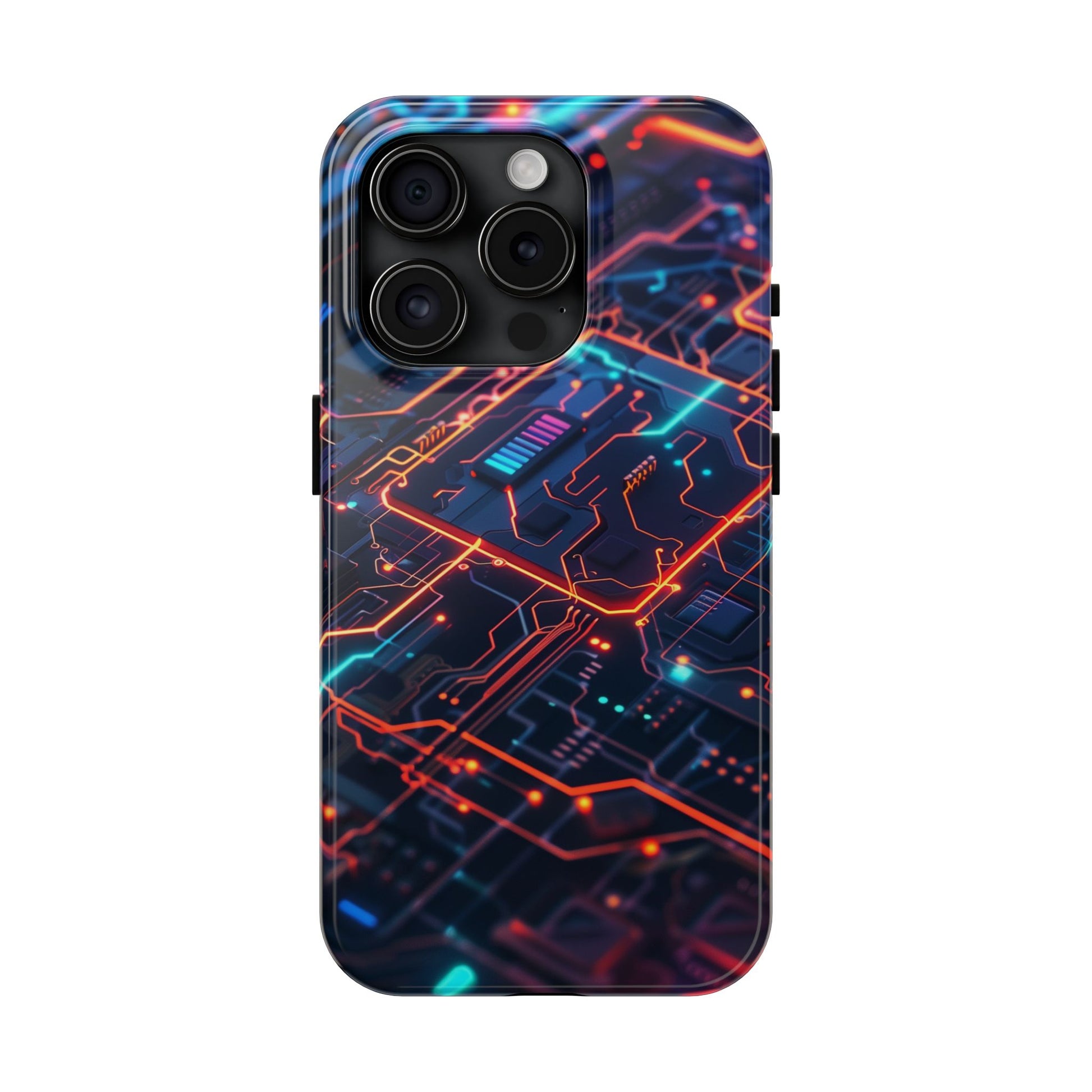 Circuit Board Phone Case, Futuristic Circuit Phone Case, High-Tech Gift, Custom Sci-Fi Phone Case, iphone 15 pro max