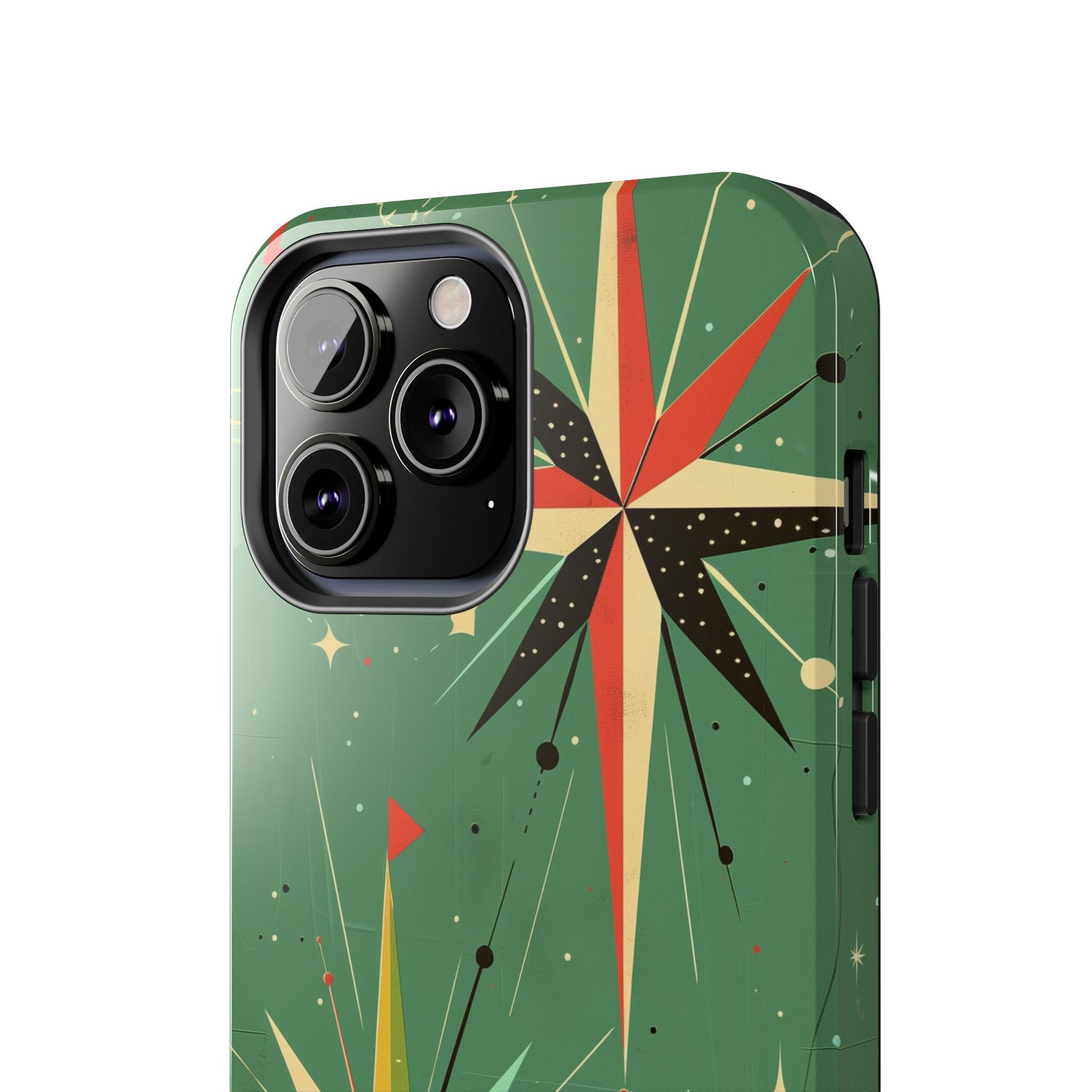 Mid Century Modern Star Design Phone Case, Earth Tone Colors, Retro Style Smartphone Cover, Vintage Phone Case, iPhone 14 Case, Apple iPhone