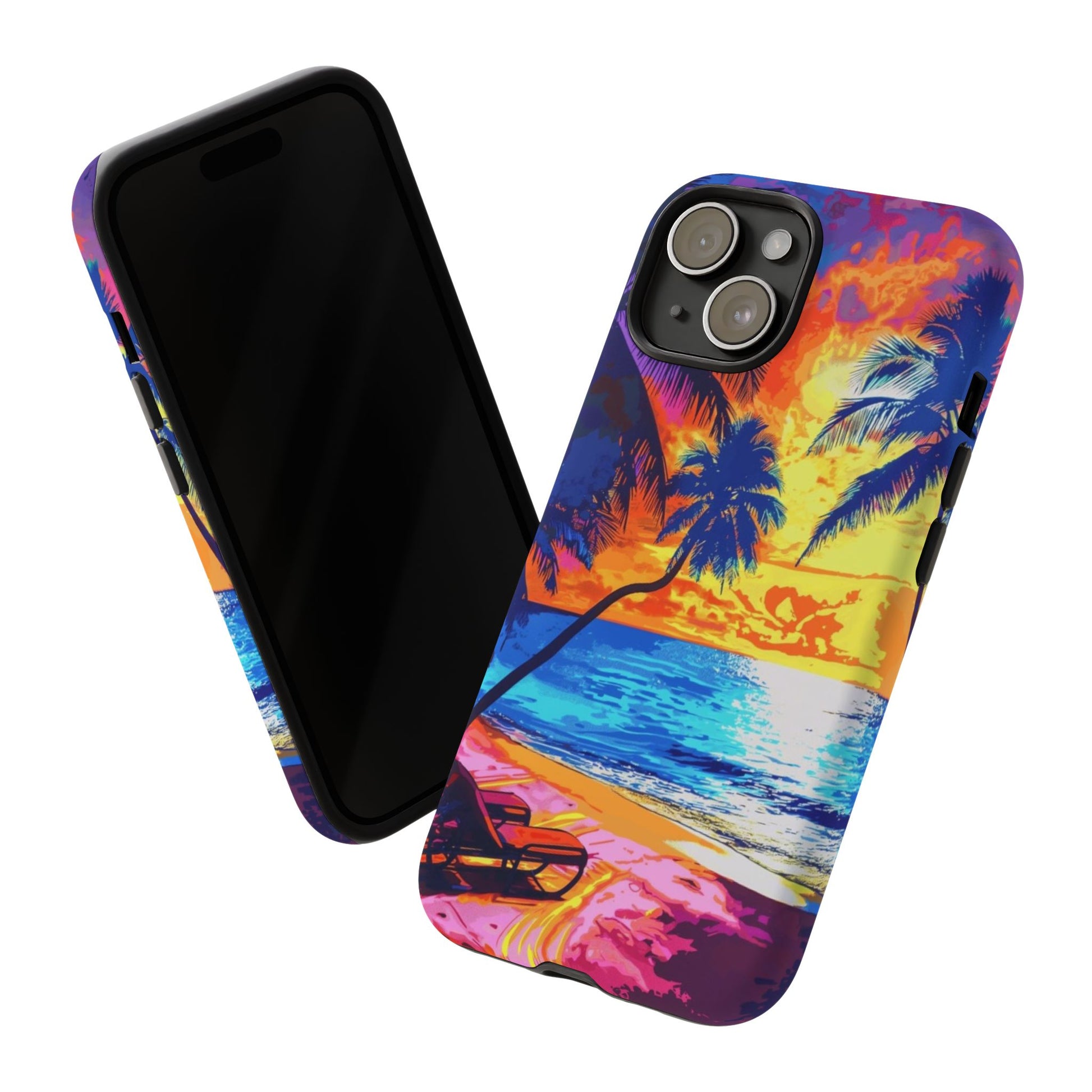 Sunset Bliss: Lisa Frank Style Android Phone Case