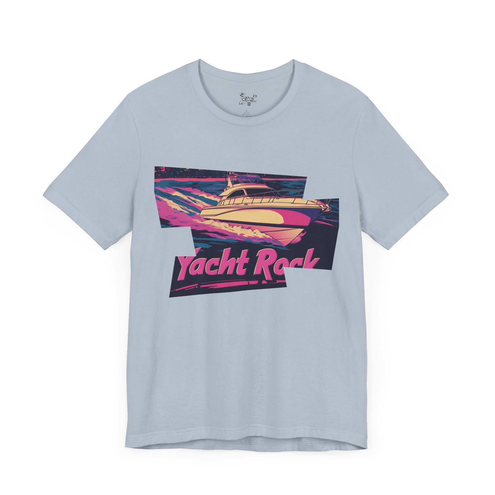 Yacht Rock T-Shirt Tshirt Nautical Graphic Tee 80s Miami Vice Boating Shirt Yacht Lover Gift Nostalgic South Beach Retro Motif Style Funny