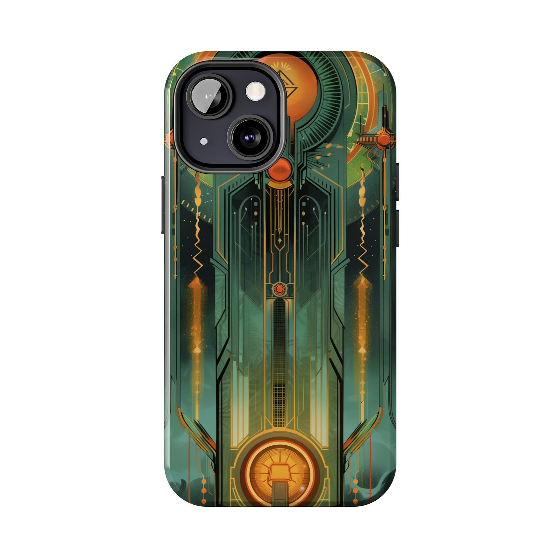 Art Deco Phone Case, Architecture Phone Case, Durable iPhone Case, Gift for Architect, iPhone 14 Case, Art Deco Building Phone Case