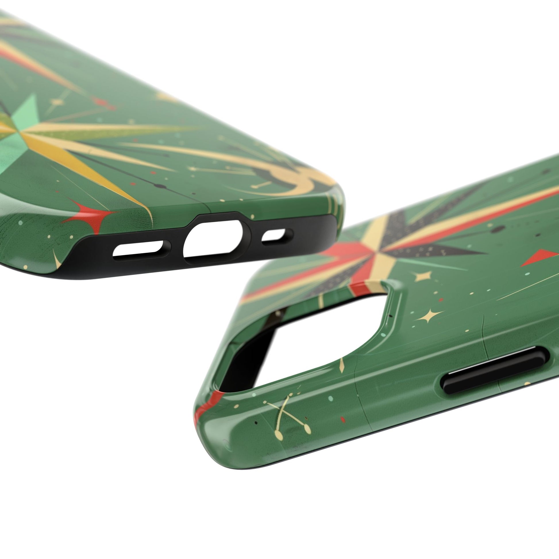 Mid Century Modern Star Design Phone Case, Earth Tone Colors, Retro Style Smartphone Cover, Vintage Phone Case, iPhone 14 Case, Apple iPhone