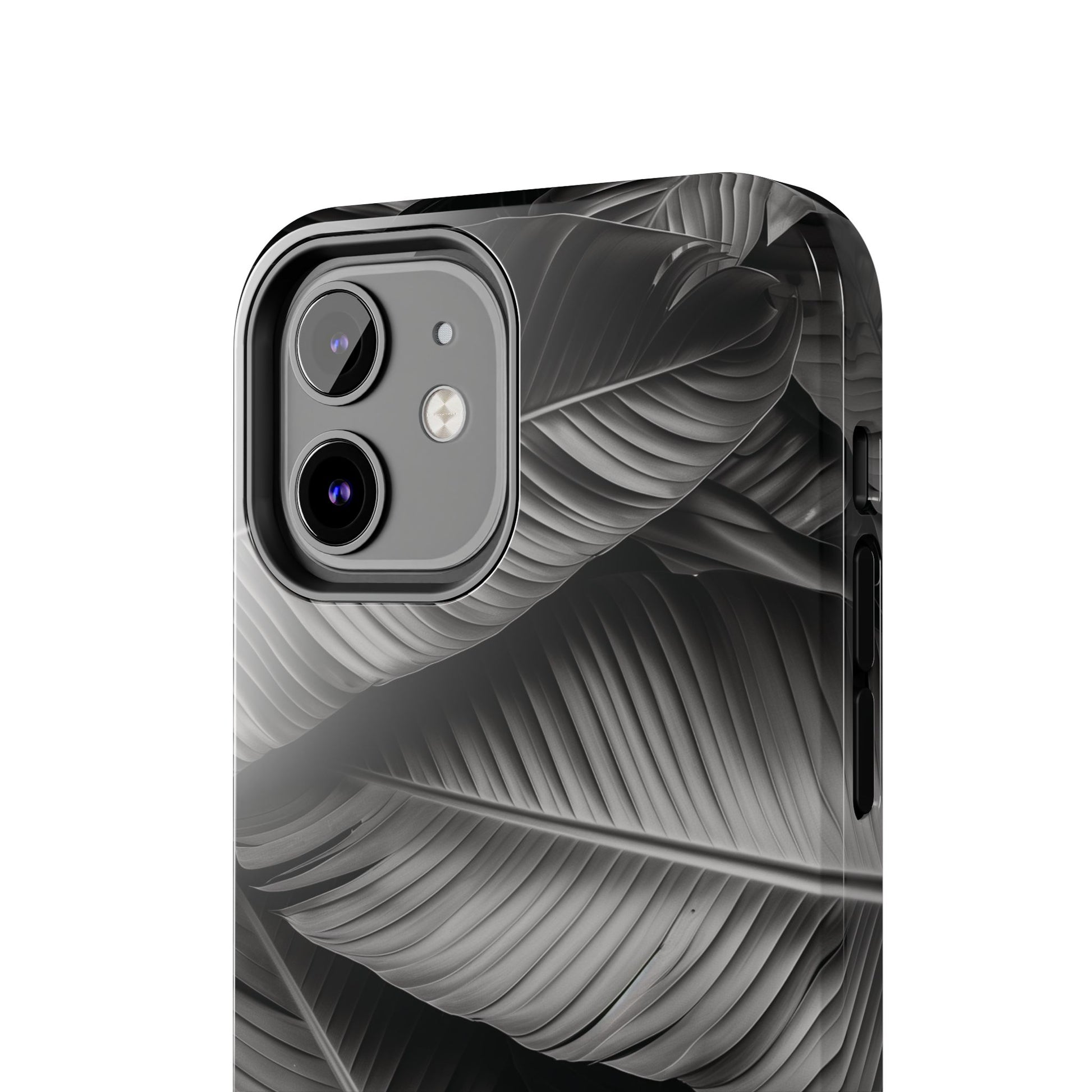 Custom Palm Leaf Phone Case, Palm Tree Phone Case, Tropical Leaf Design, Summer iPhone Cover, Black and White iPhone Case, iPhone 15 Pro Max