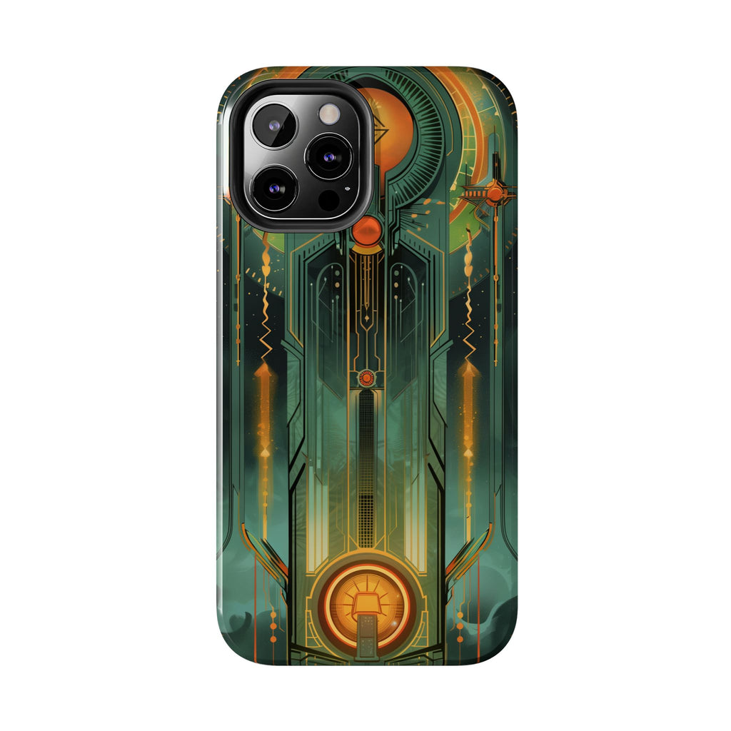Art Deco Phone Case, Architecture Phone Case, Durable iPhone Case, Gift for Architect, iPhone 14 Case, Art Deco Building Phone Case