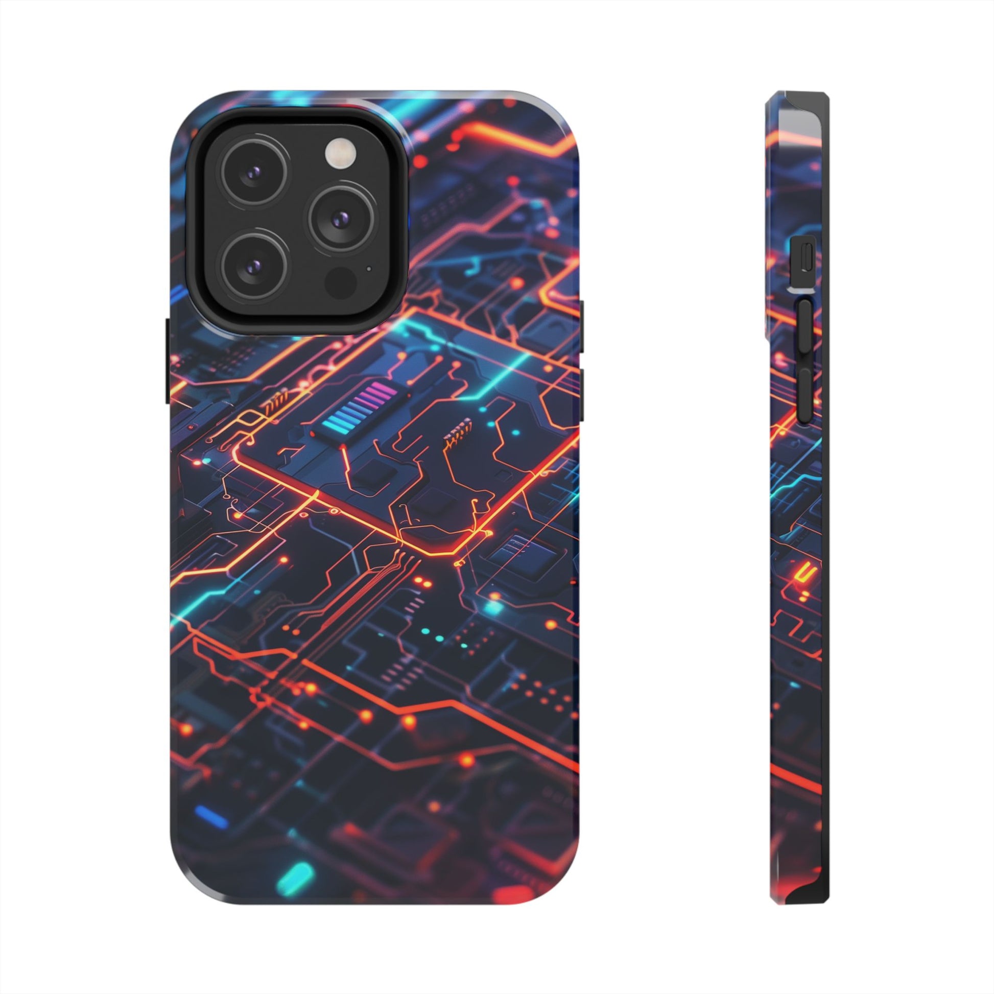 Circuit Board Phone Case, Futuristic Circuit Phone Case, High-Tech Gift, Custom Sci-Fi Phone Case, iphone 15 pro max