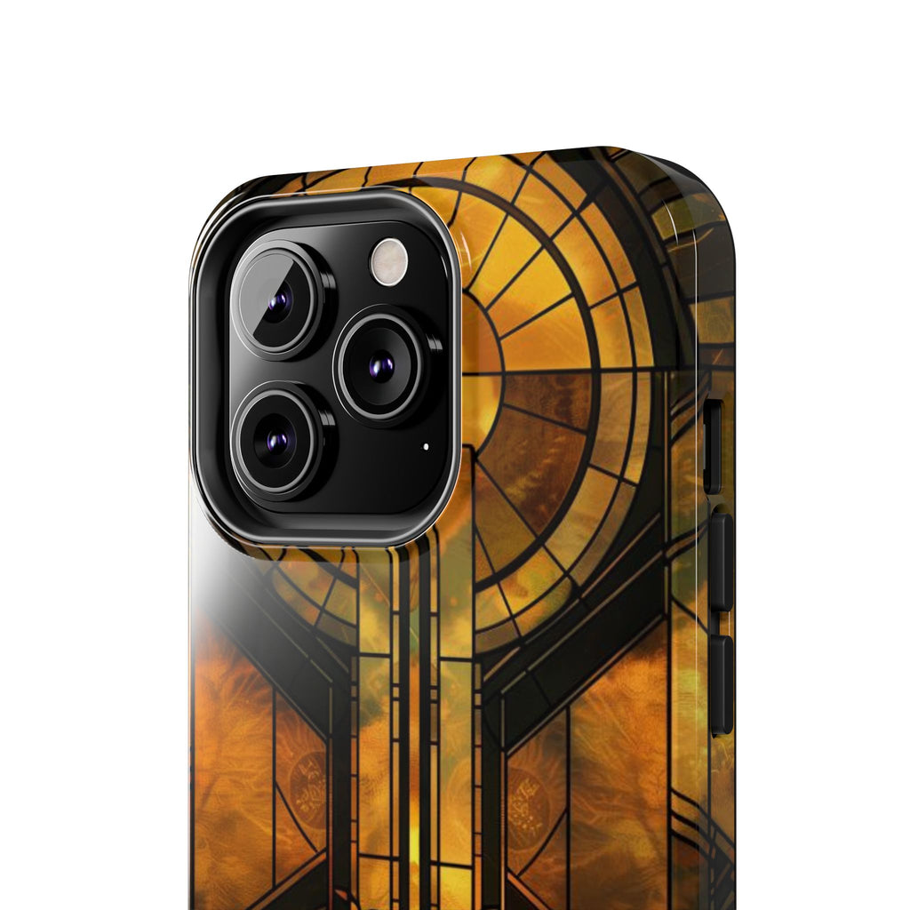 Durable Noir Art Deco Golden Design iPhone Cover - Stylish and Protective Phone Case on Etsy - Art Deco Gift