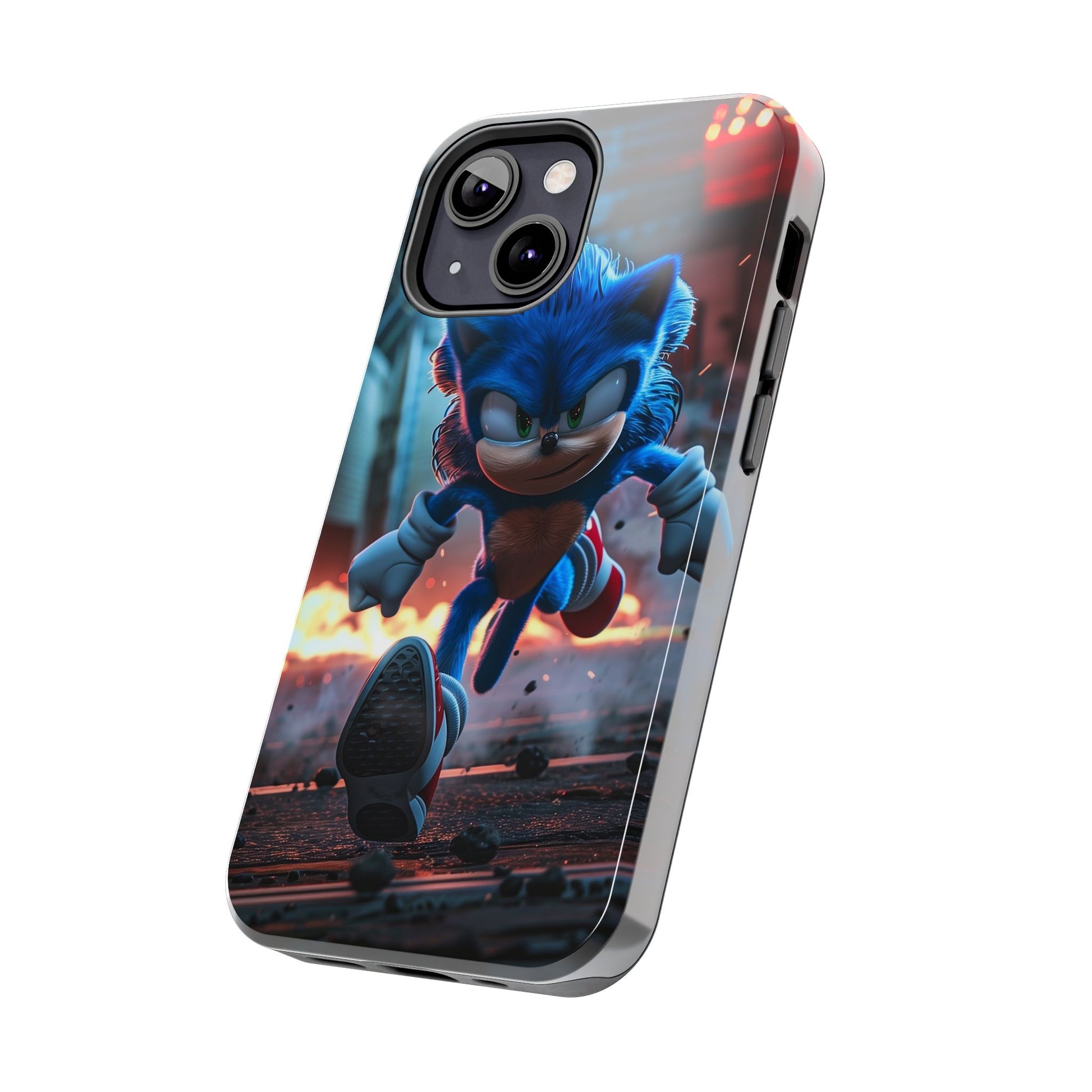 Durable Sonic Phone Case - Protective Sonic the Hedgehog Design - Tough Mobile Cover - Fun Video Game Phone Accessory