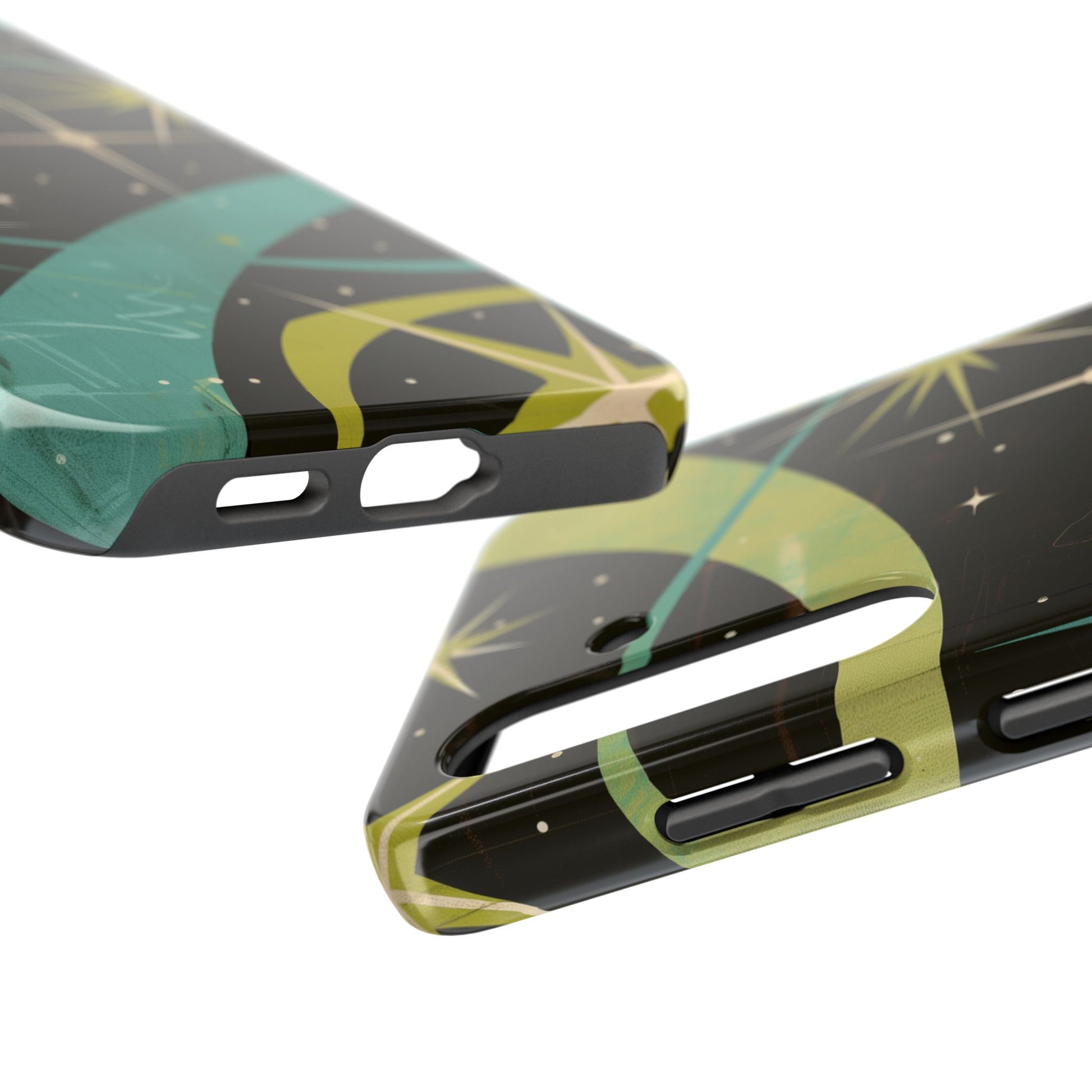 Mid Century Modern Star Design Phone Case, Earth Tone Colors, Retro Style Smartphone Cover, Vintage Phone Case, iPhone 14 Case, Apple iPhone