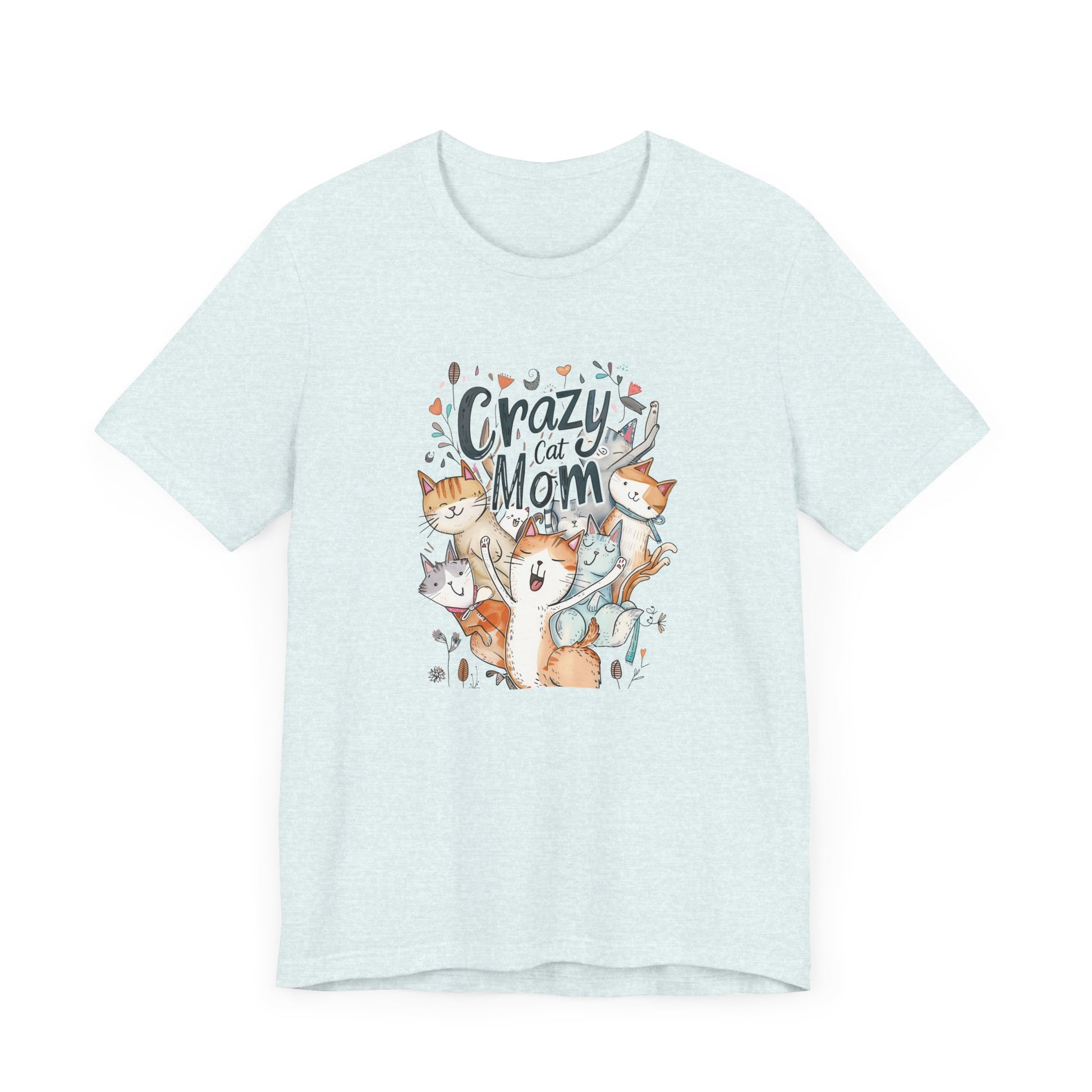 C Custom Cat Mom Shirt, Crazy Cat Mom Tee, Funny Cat Mom Life, Custom Cat Mom Gifts, Cute Cat Lover TShirts, Best Cat Mom, Cat Mom Graphic