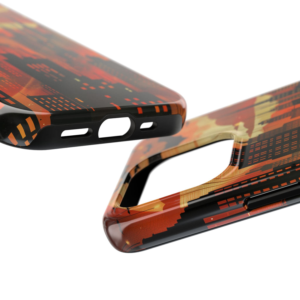 Batman Inspired Phone Case - Gotham Art Deco Style - Comic Book Hero Phone Cover - Unique Superhero Accessory